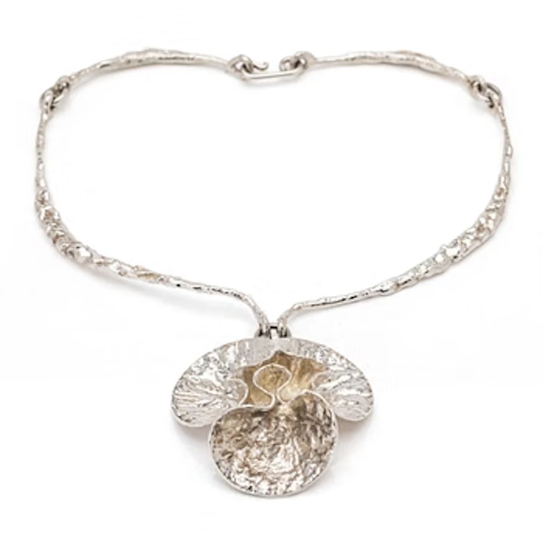 Theresia Hvorslev, Silver necklace, MEMA Lidköping 1974-1975.
