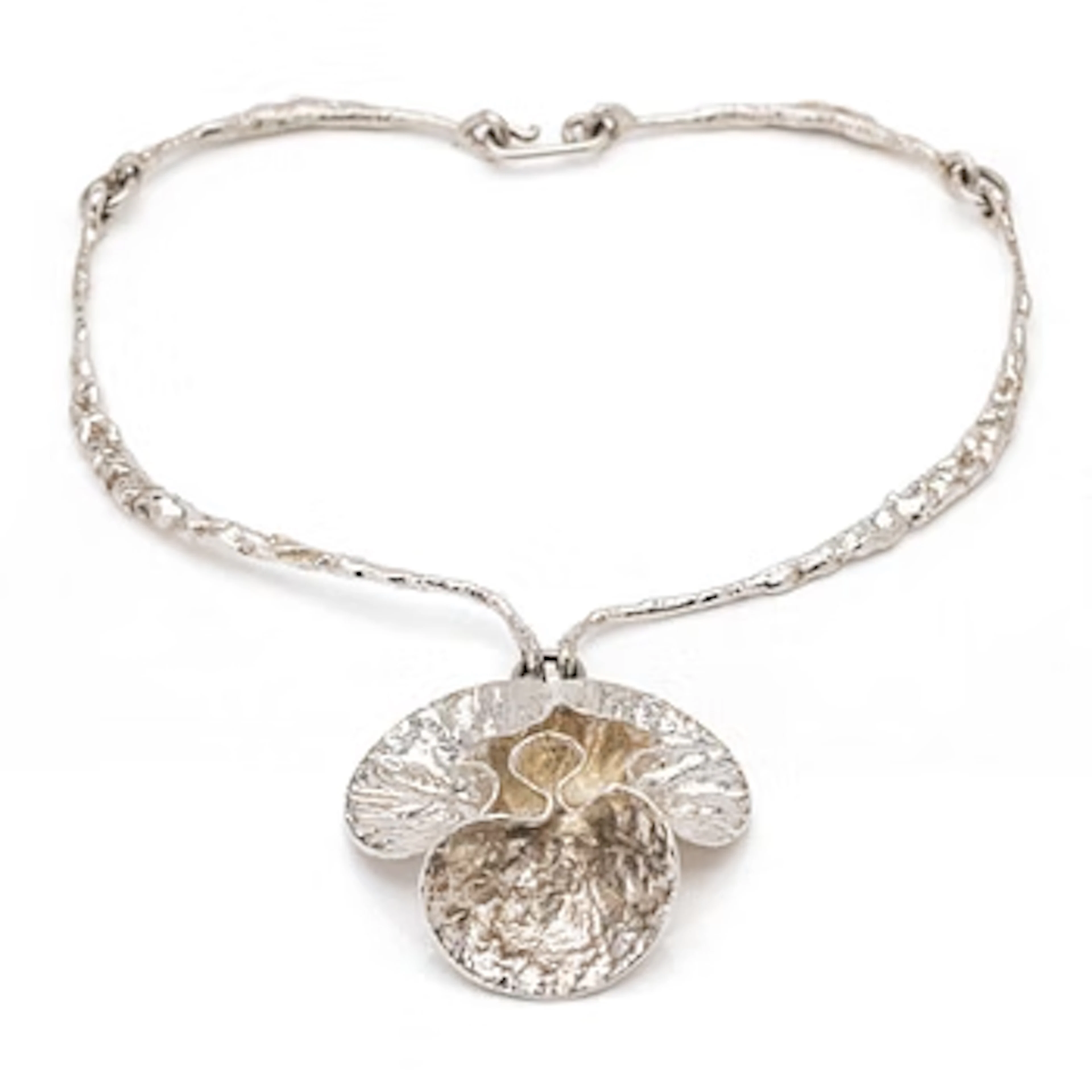 Theresia Hvorslev, Silver necklace, MEMA Lidköping 1974-1975.