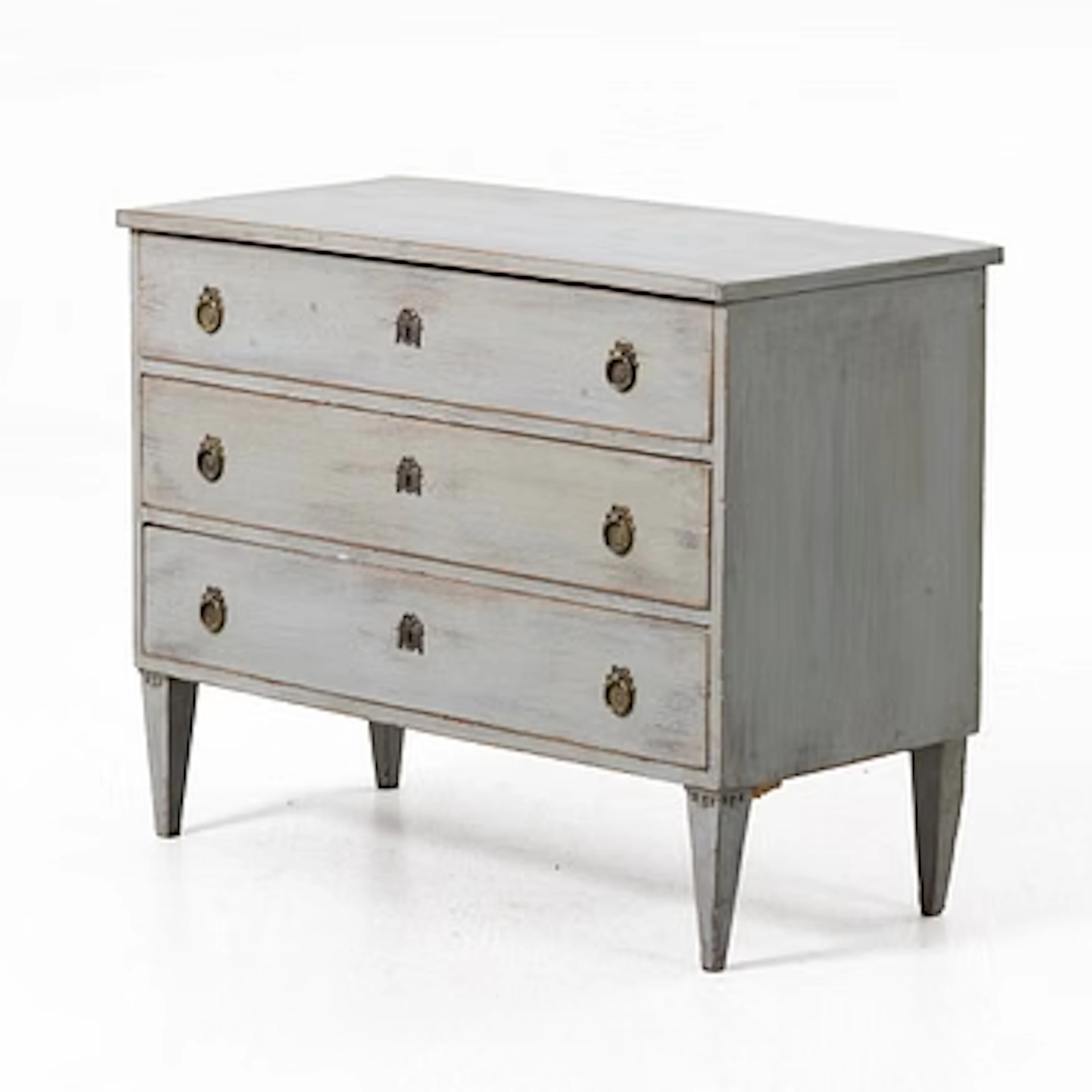 Late Gustavian chest of drawers, circa 1800.