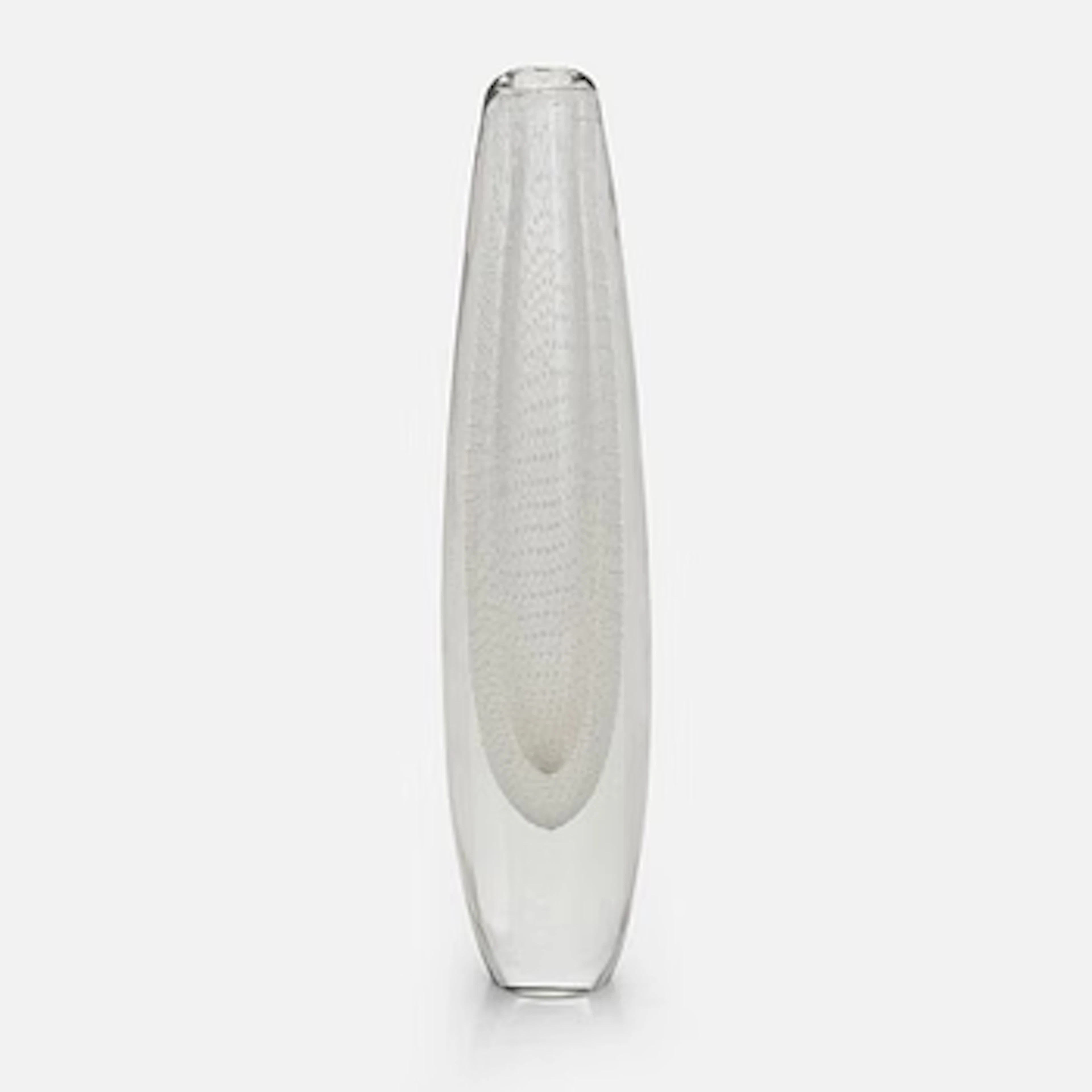 Gunnel Nyman, a model 'GN 31' glass vase, signed G. Nyman Nuutajärvi