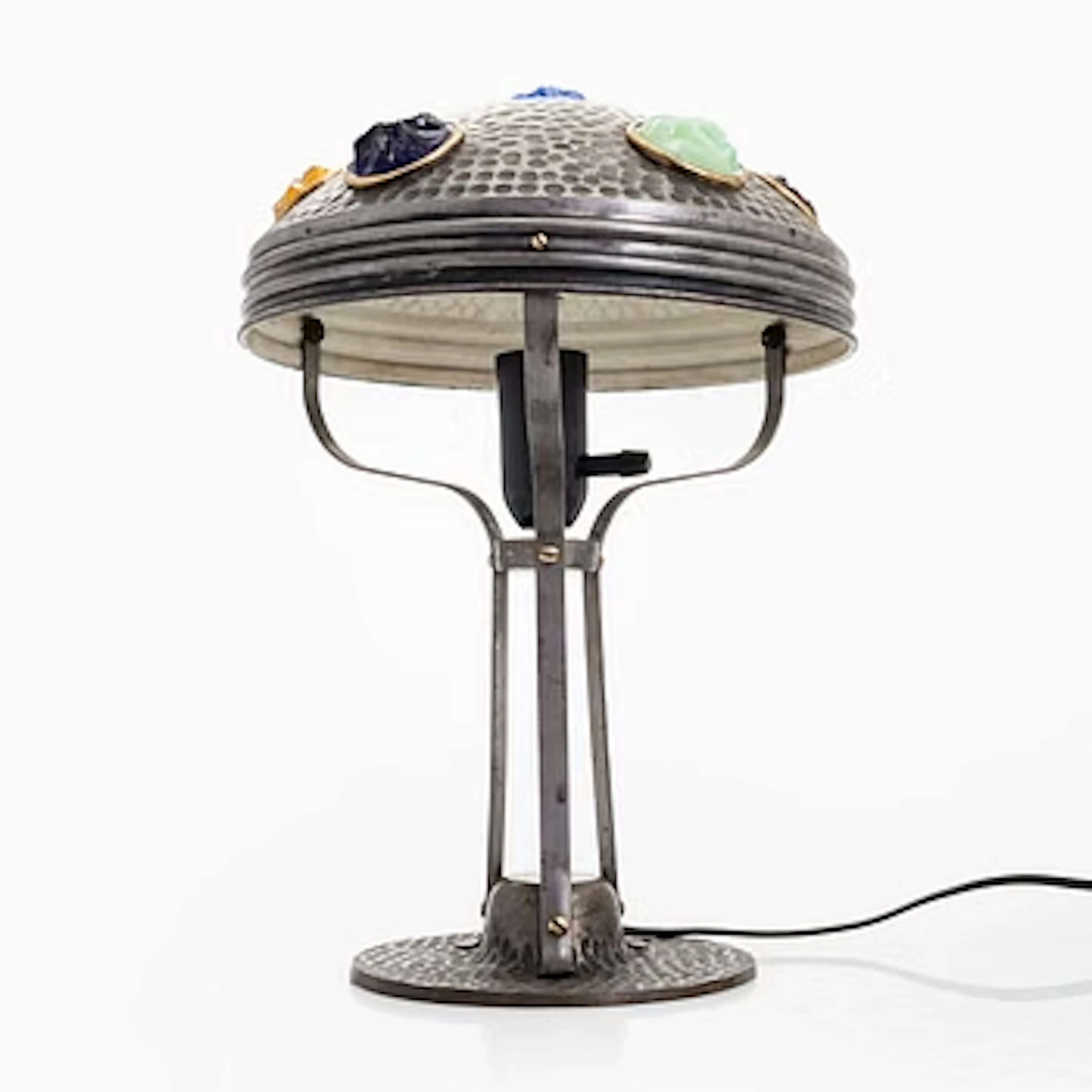 An early 20th century table lamp.