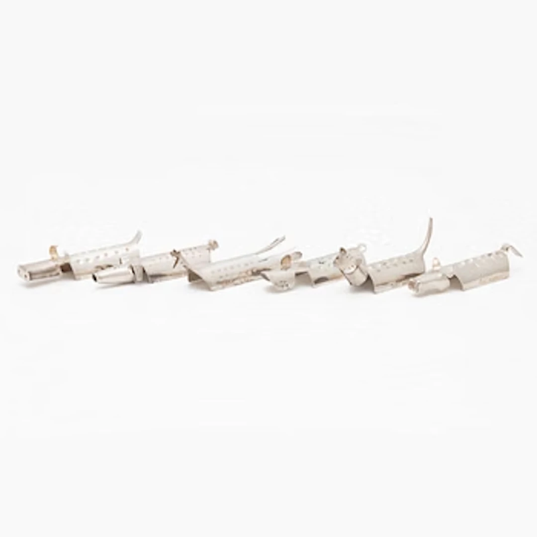 Gunnar Cyrén, six silver butter knife rests, CG Hallberg, Stockholm, 1956.