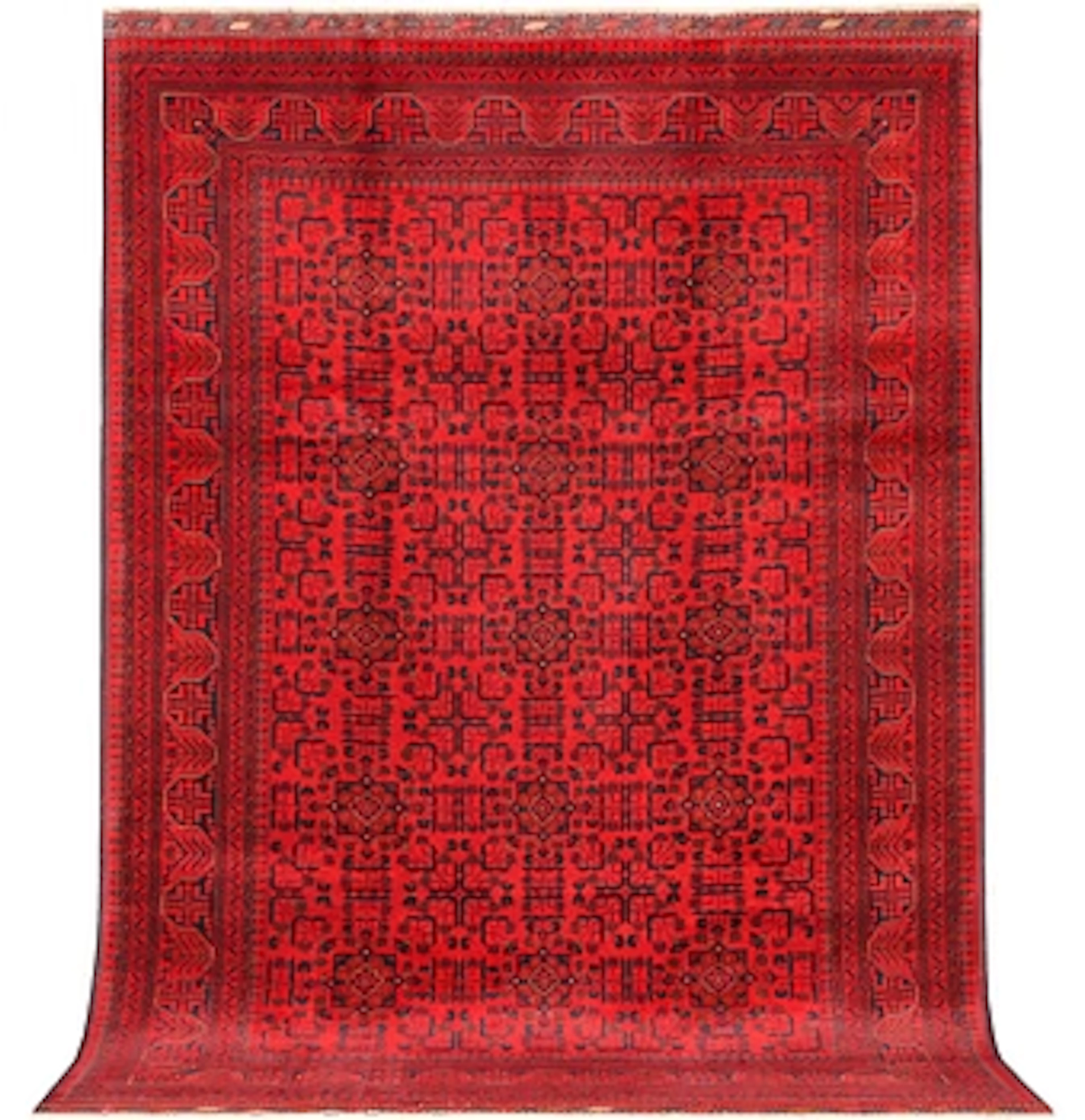 An Afghan Mamluk carpet, c. 292 x 204 cm.