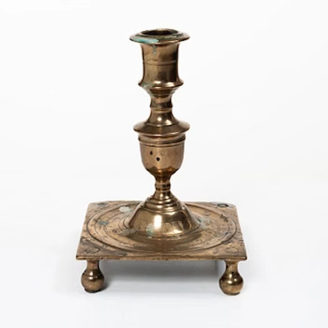A Baroque candlestick, 17th/18th Century.