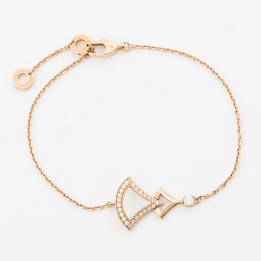 Bracelet, Bulgari, 18K rose gold with mother-of-pearl and brilliant-cut