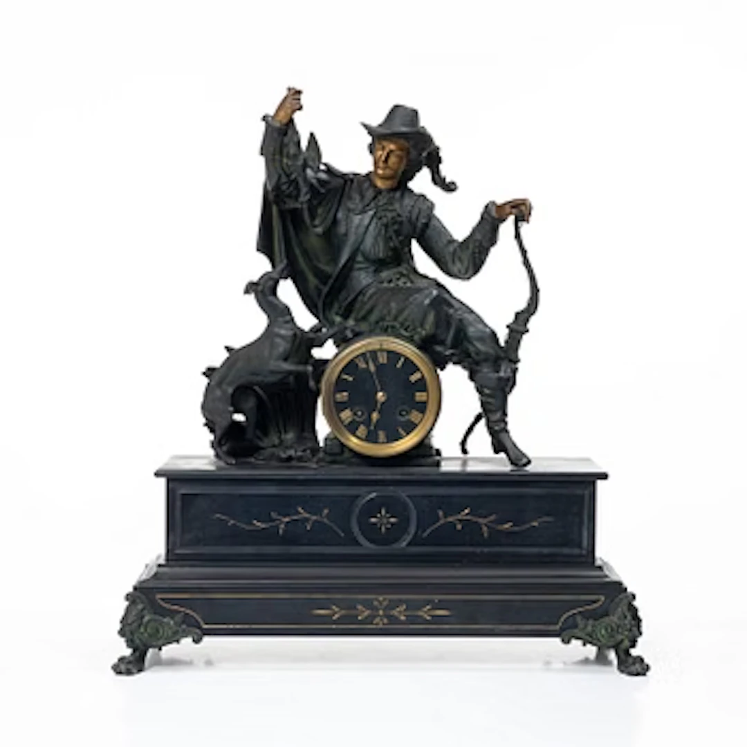 Table pendulum clock, Renaissance style, France, late 19th century.