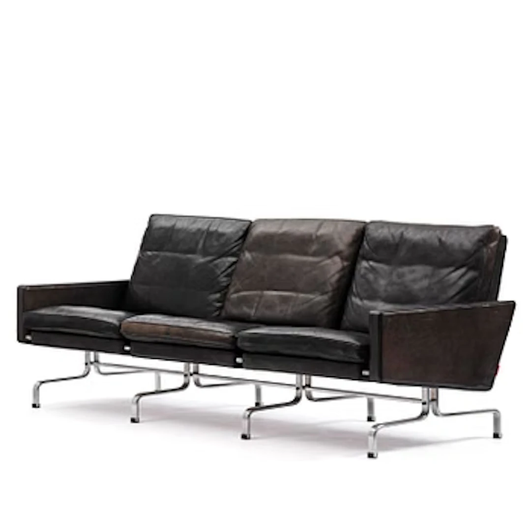 Poul Kjaerholm, a model PK31 sofa, Fritz Hansen, Denmark 2007.