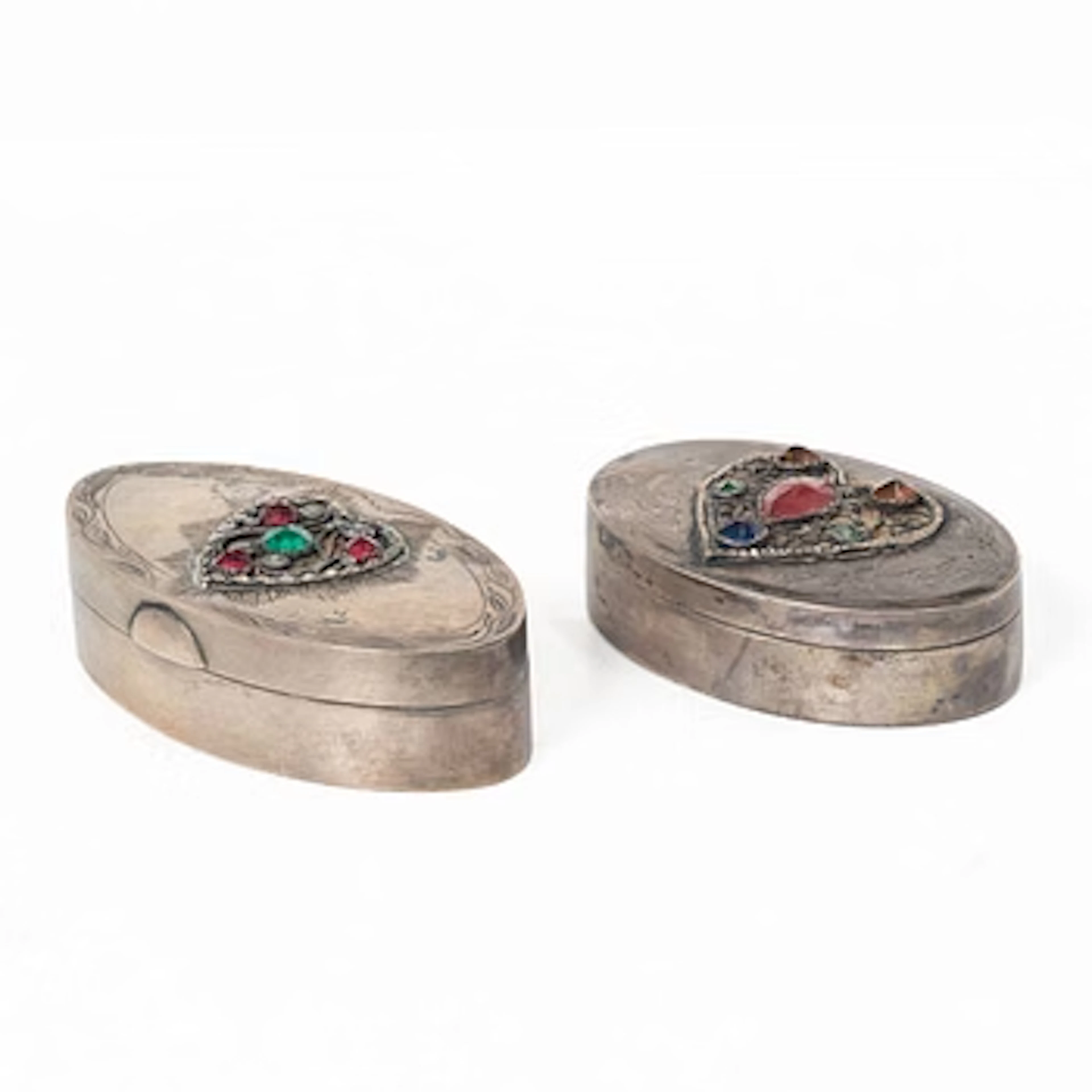 Two Swedish silver snuff boxes, Karlskrona, one with mark of Axel