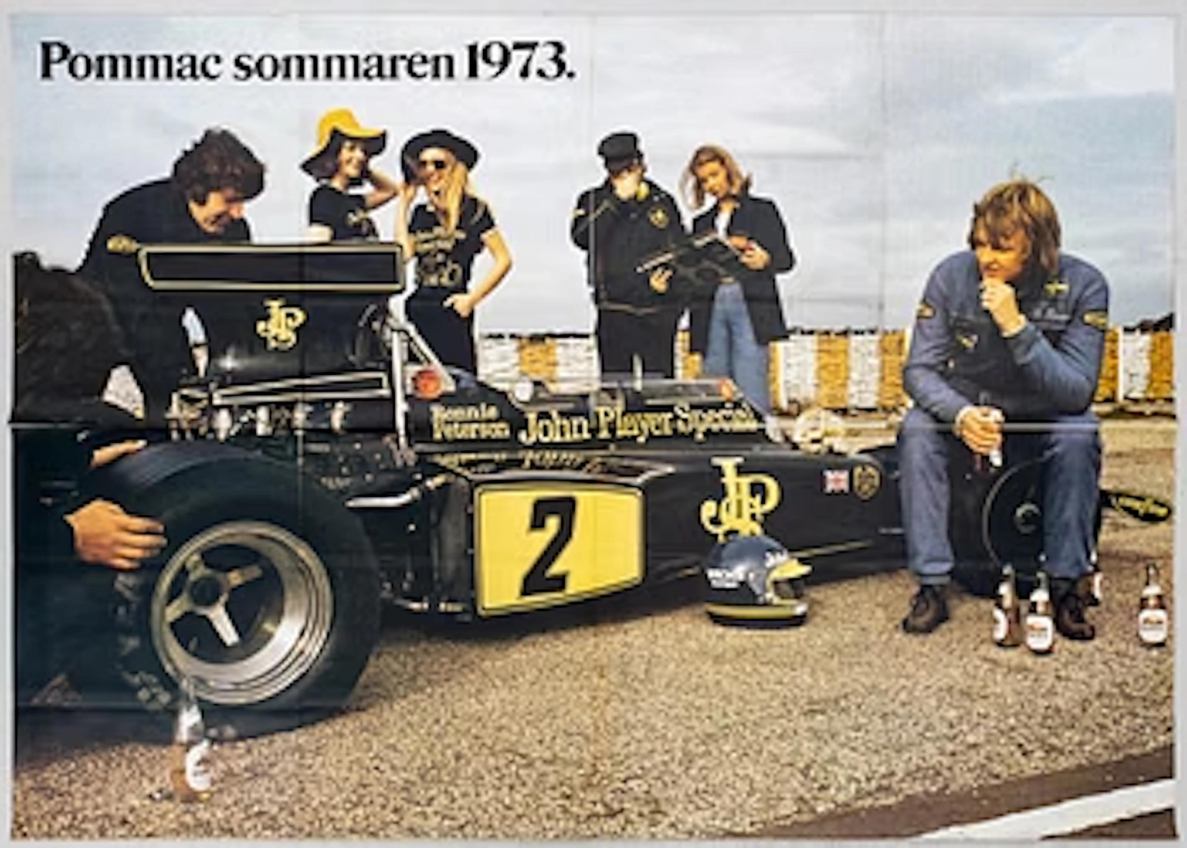 Advertising poster, “Pommac Summer 1973”.
