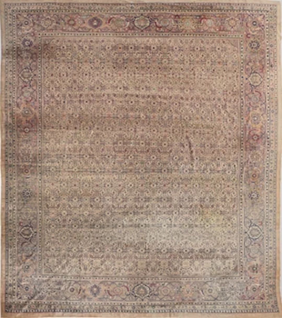 Carpet, antique Sarouk/Täbriz, approx. 510 x 417 metres.