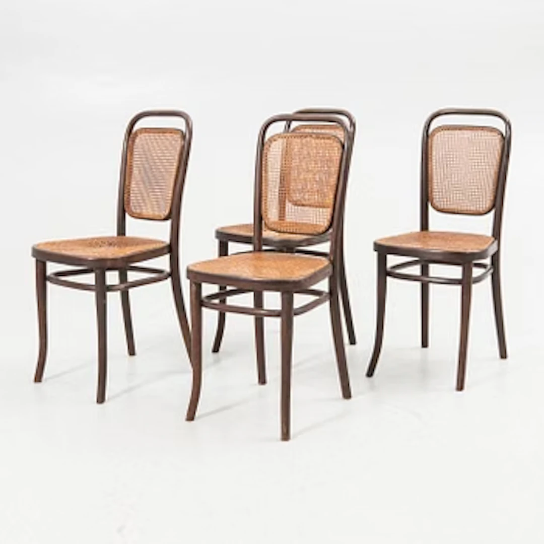 Chairs, 4, Thonet, first half of the 20th century.