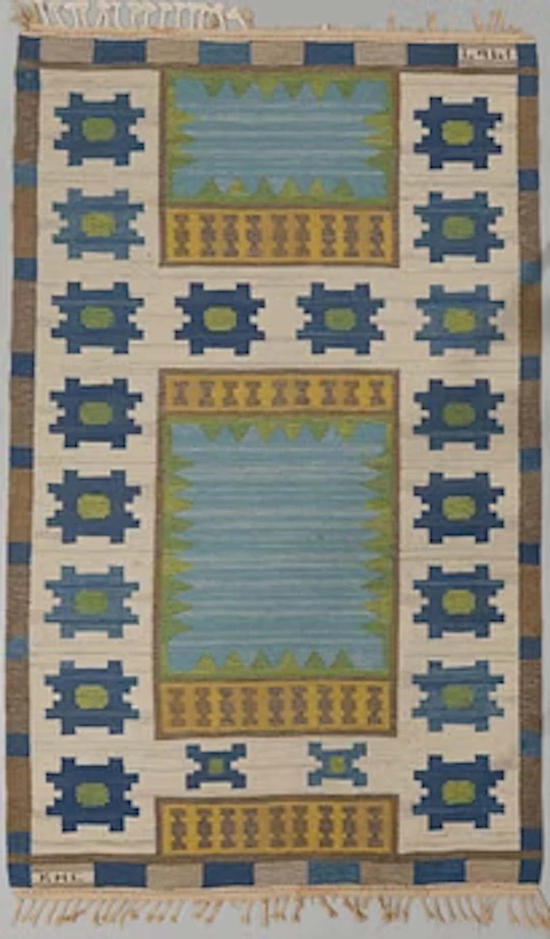 Kenneth Henry Cope, rug, rölakan, approx. 230 x 142 cm.