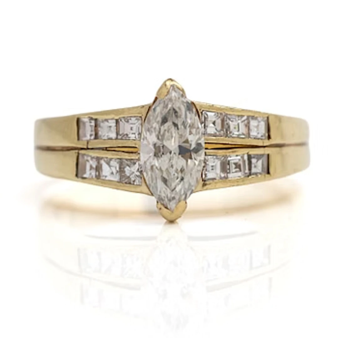 Willy Wiemann, Ring in 18K gold and diamonds, Merano, Italy.