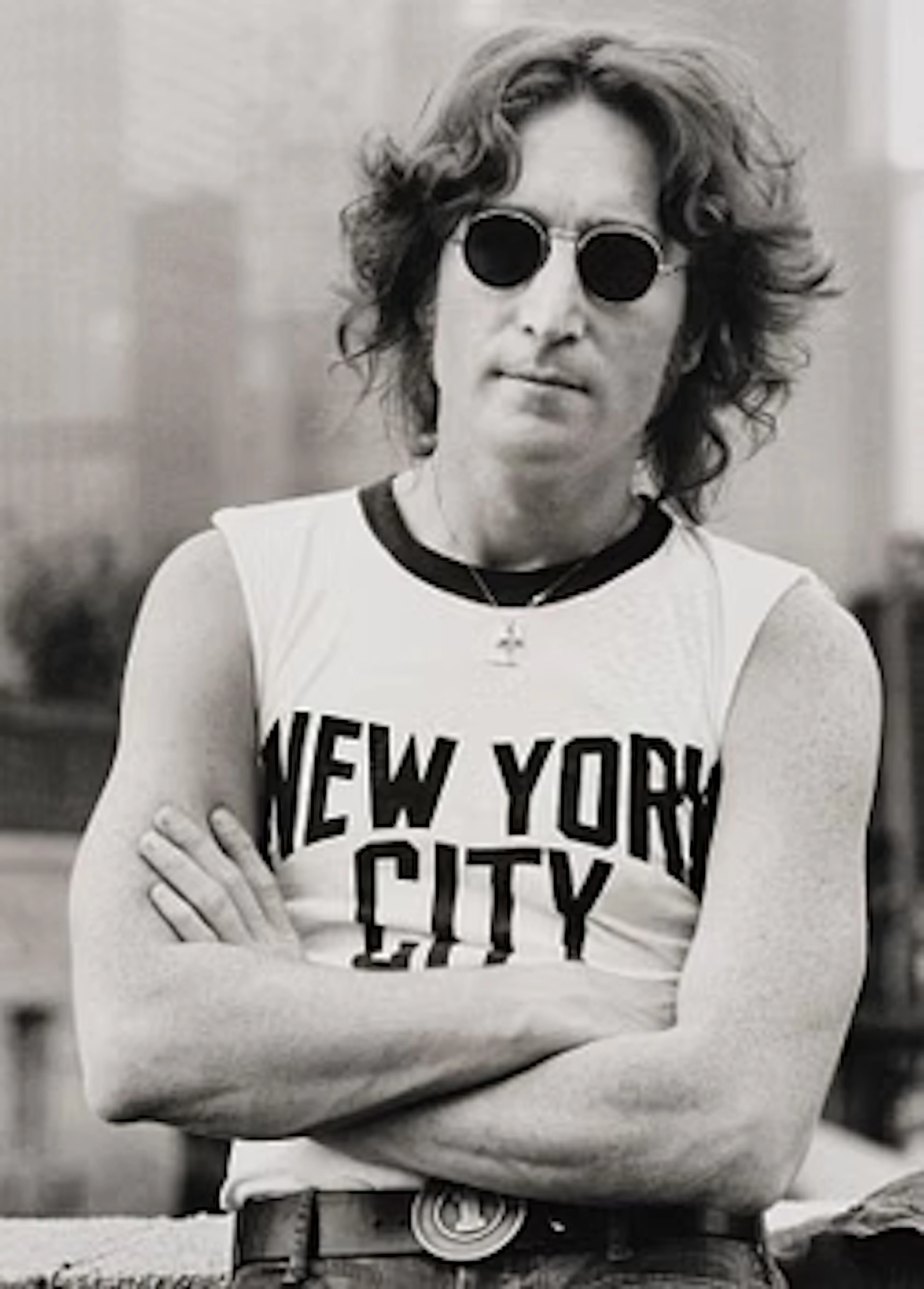 Bob Gruen, "John Lennon, NYC, 1974".