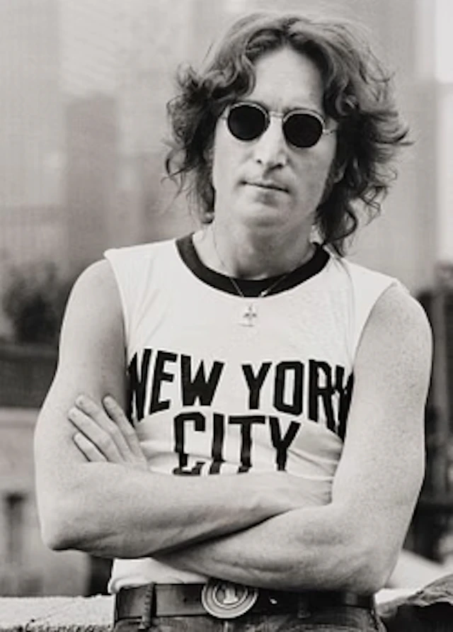 Bob Gruen, "John Lennon, NYC, 1974".