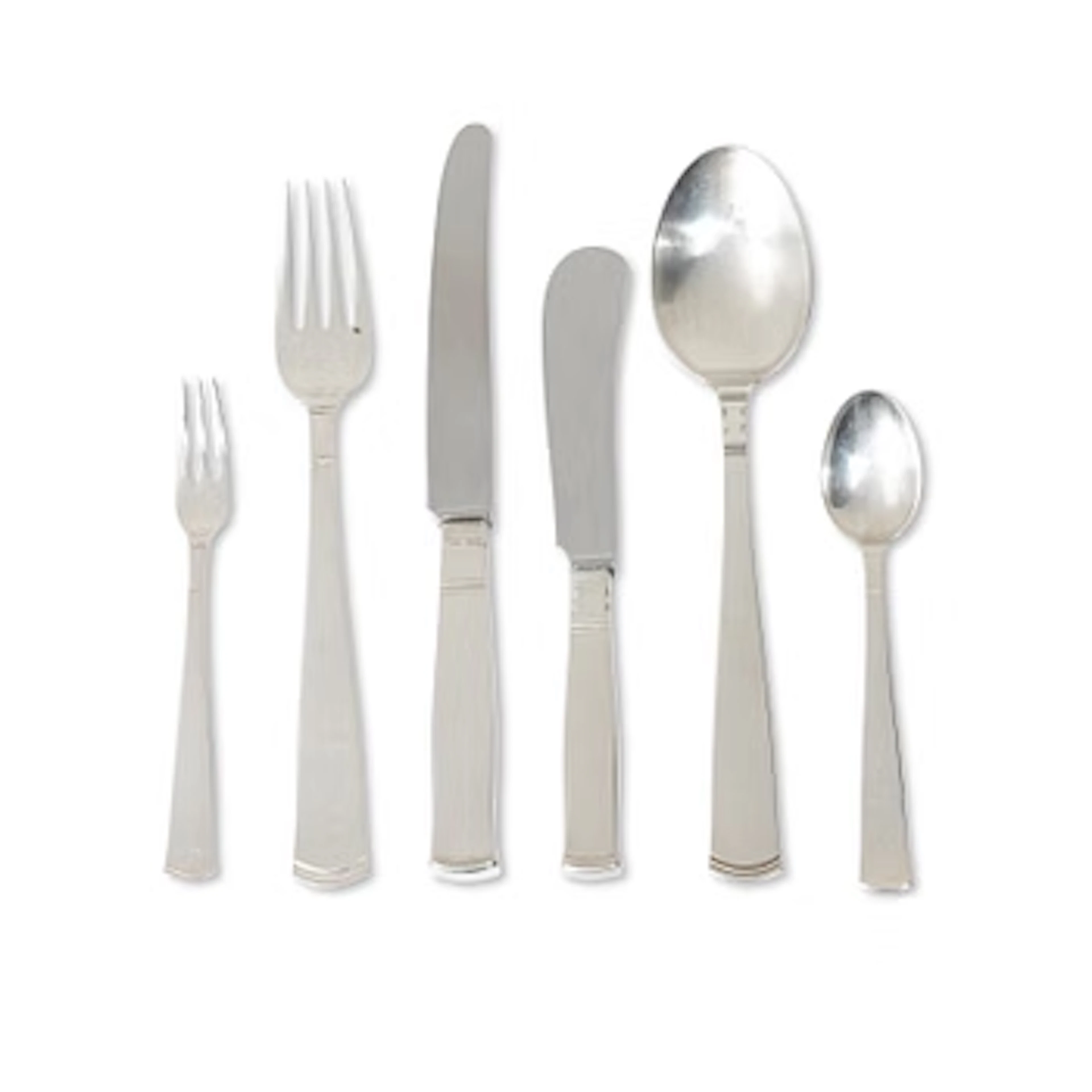 Jacob Ängman, Cutlery, 44 pieces, silver, “Rosenholm”, GAB, some Eskilstuna
