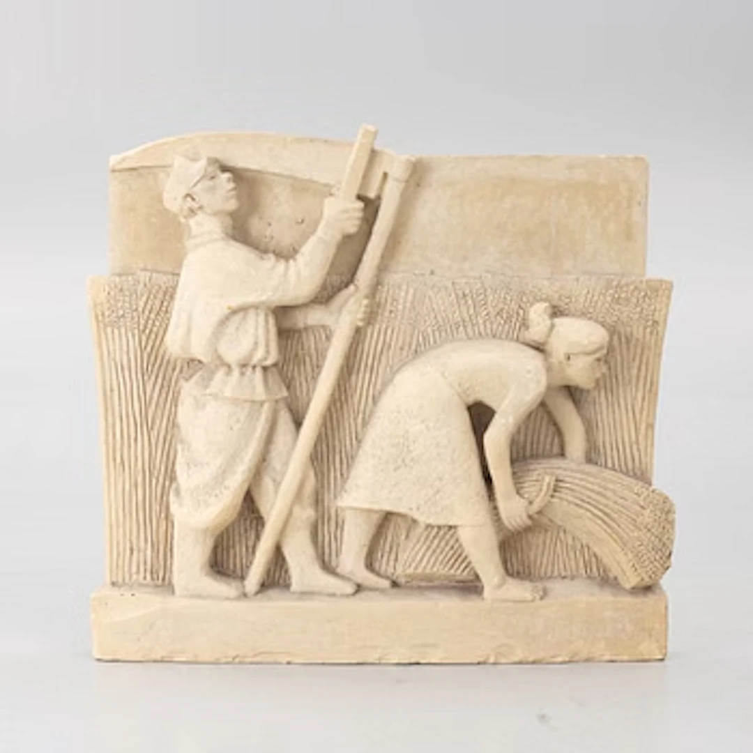 Stig Blomberg, relief, plaster model for M/S Stockholm (1941).