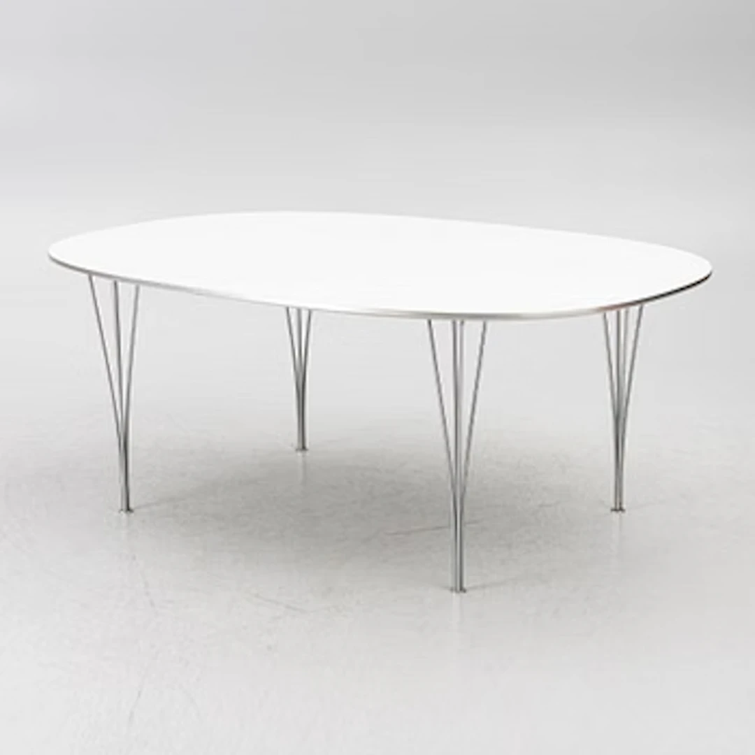 Bruno Mathsson & Piet Hein, dining table, “Superellipse”, Fritz Hansen