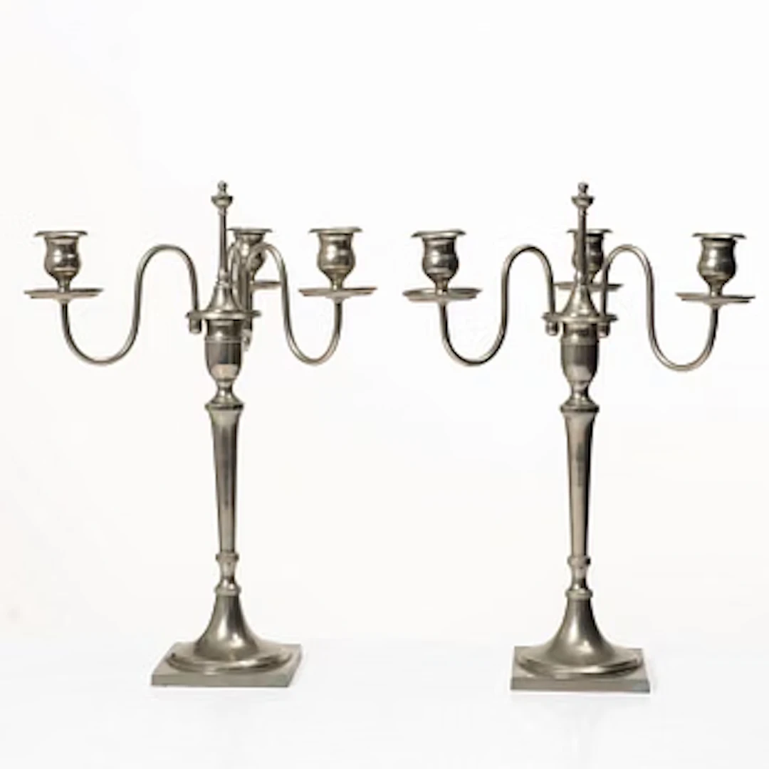 A pair of candelabra, Skultuna.