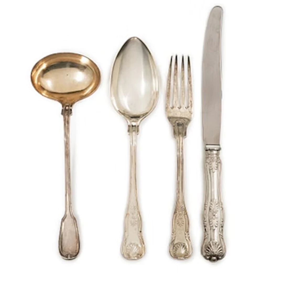 A Swedish silver cutlery set, mark of Karl Anderson and Gustaf Möllenborg