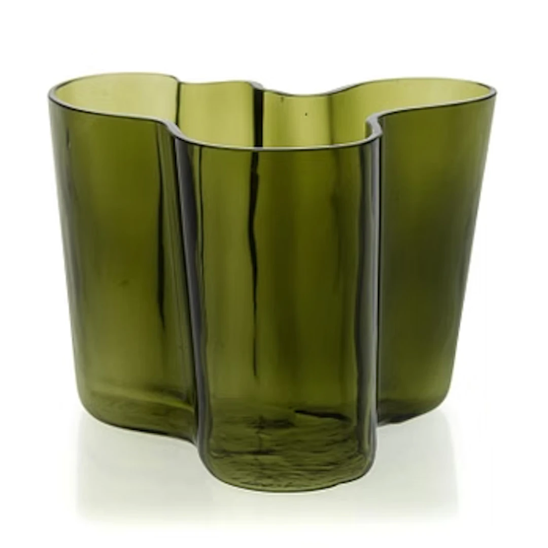 Alvar Aalto, a 1950s glass vase, model 3030, signed Alvar Aalto 3030.