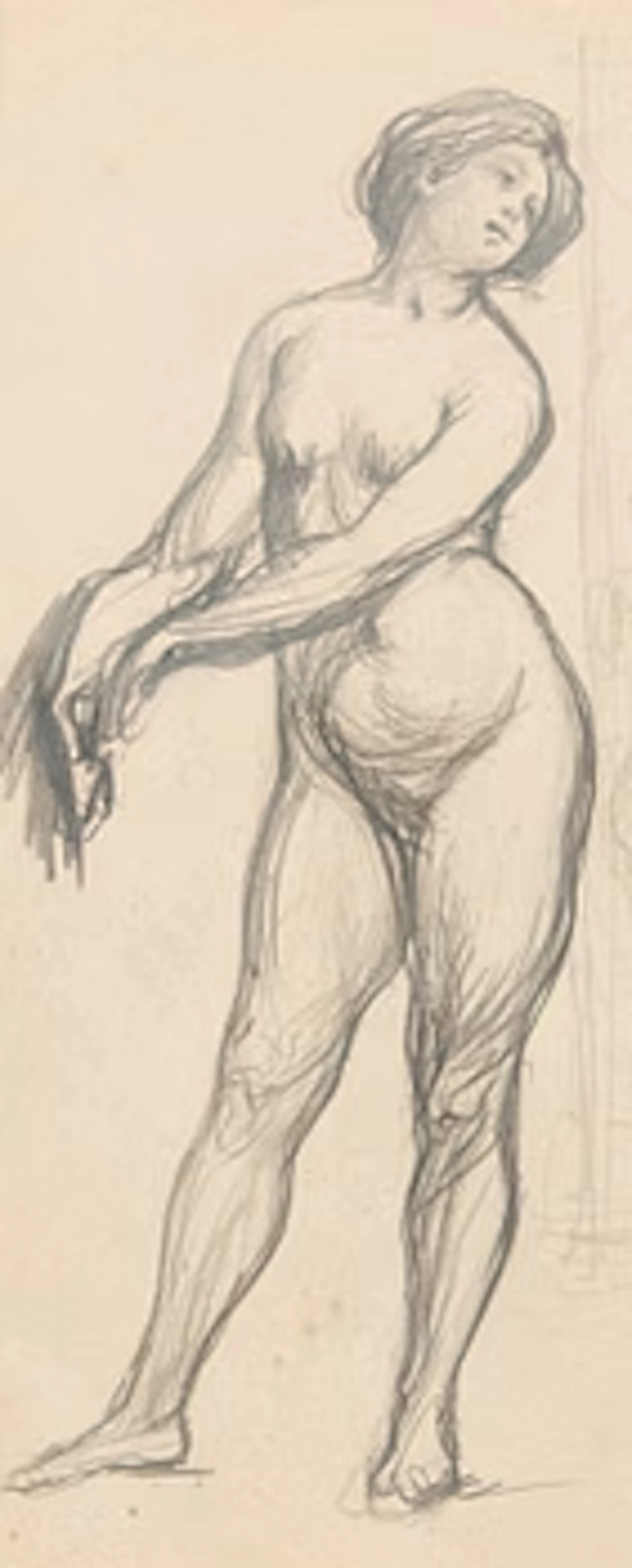 Janis Rozenthal, Nude study.