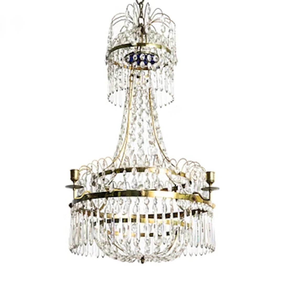 Chandelier, Late Gustavian, late 18th century.