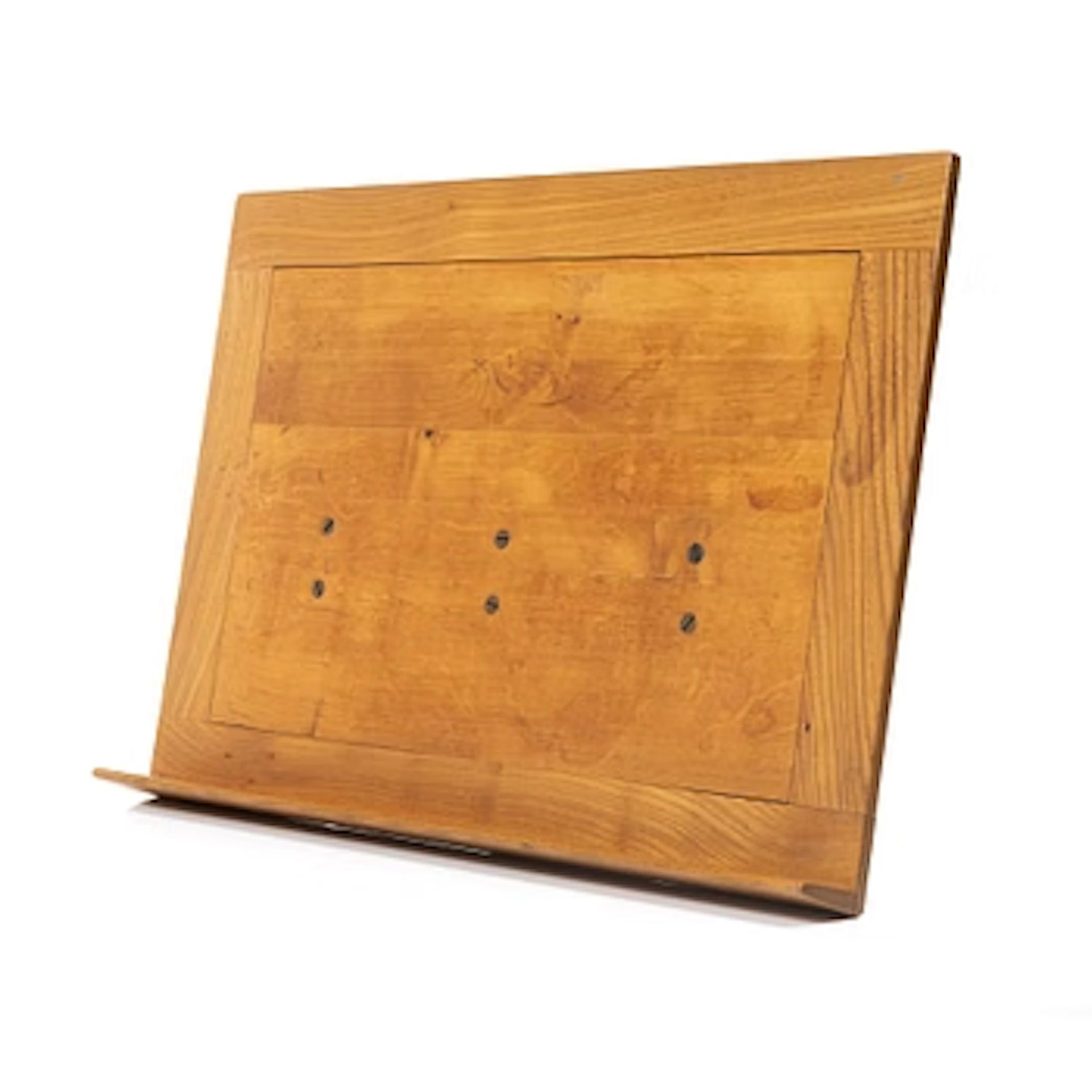 Bruno Mathsson, Reading table, elm, Firma Karl Mathsson, Värnamo, 1940s.