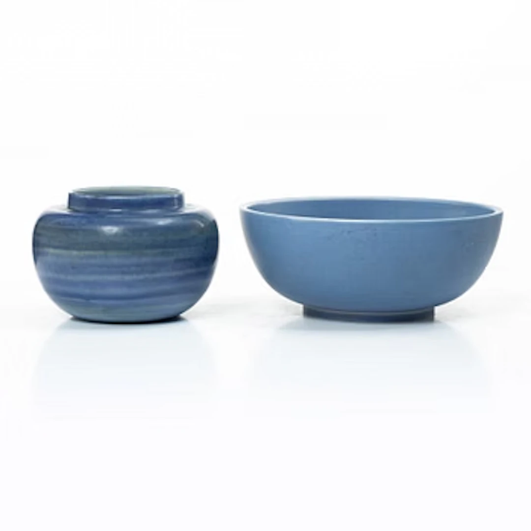 Gertrud Lönegren, a vase and a bowl, Rörstrand.
