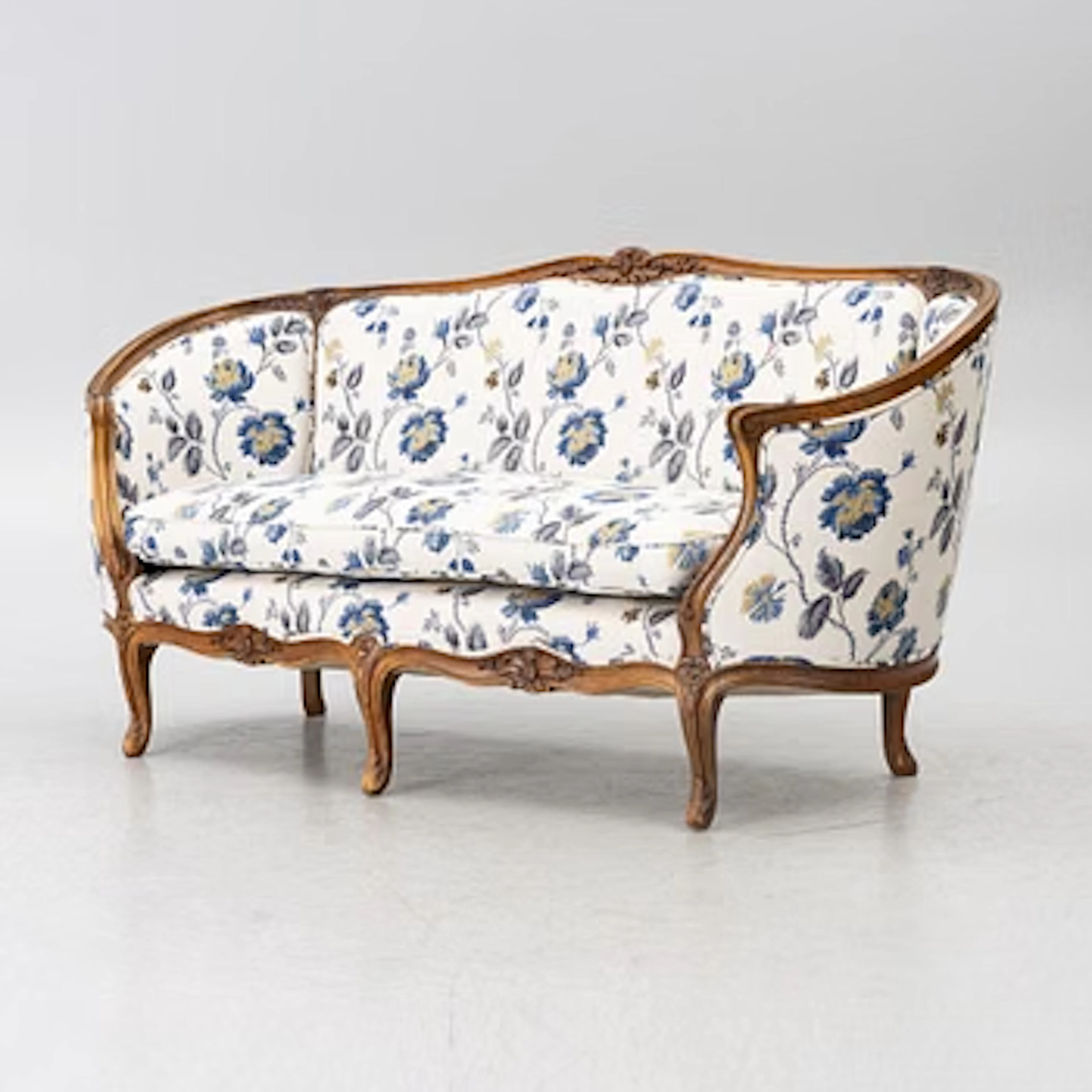 Sofa, Louis XV style, circa 1900.