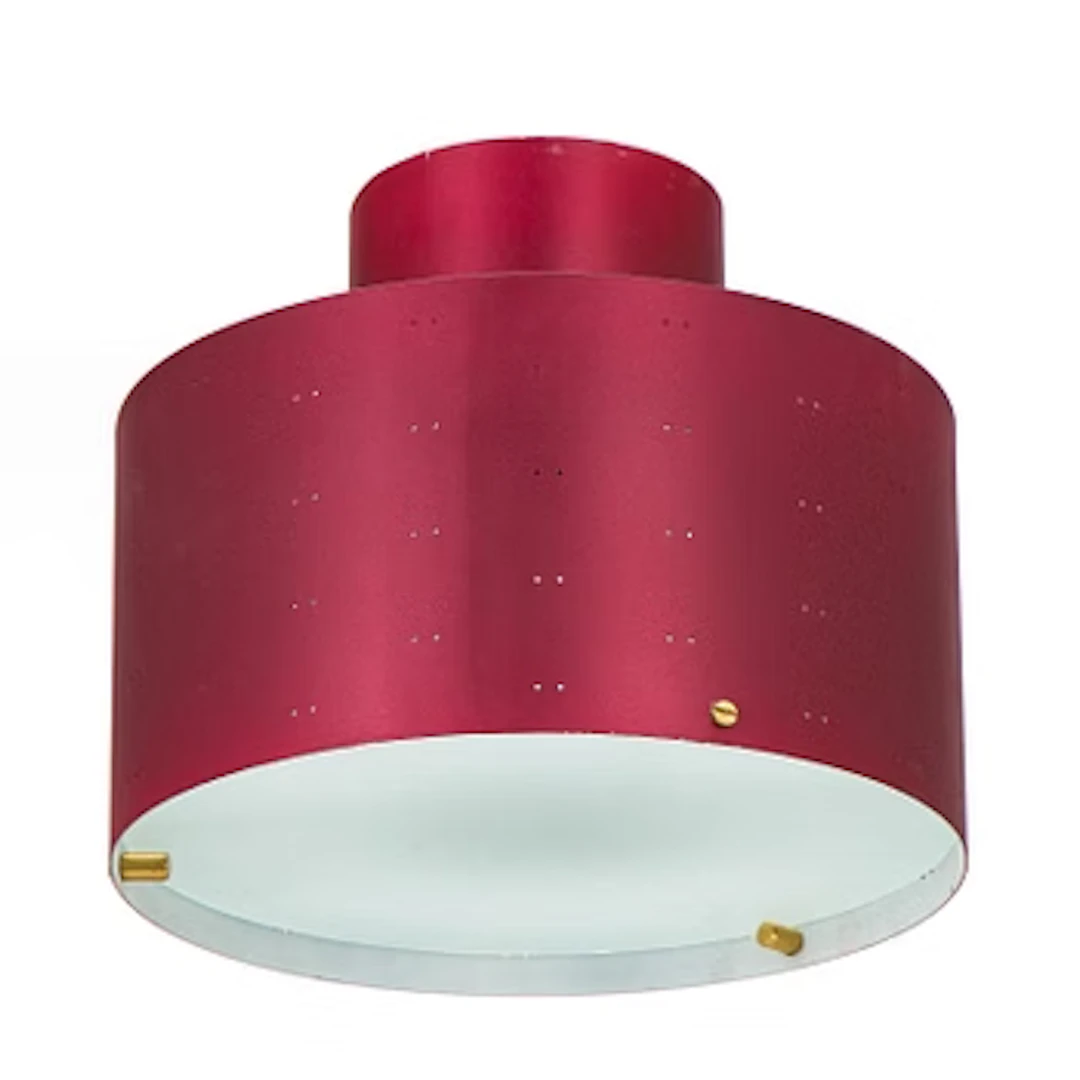 Paavo Tynell, a 1950s 9069/24 'Starry sky' ceiling light for Idman, Finland.