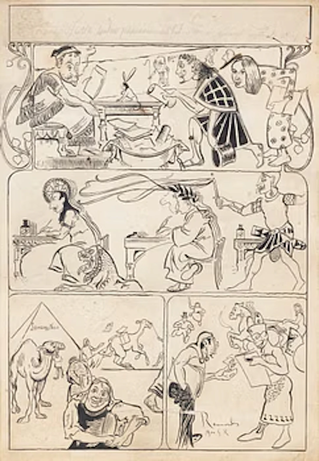 Axel Törneman, "SöndagsNisse under pharaoernas tid. Från en gamma