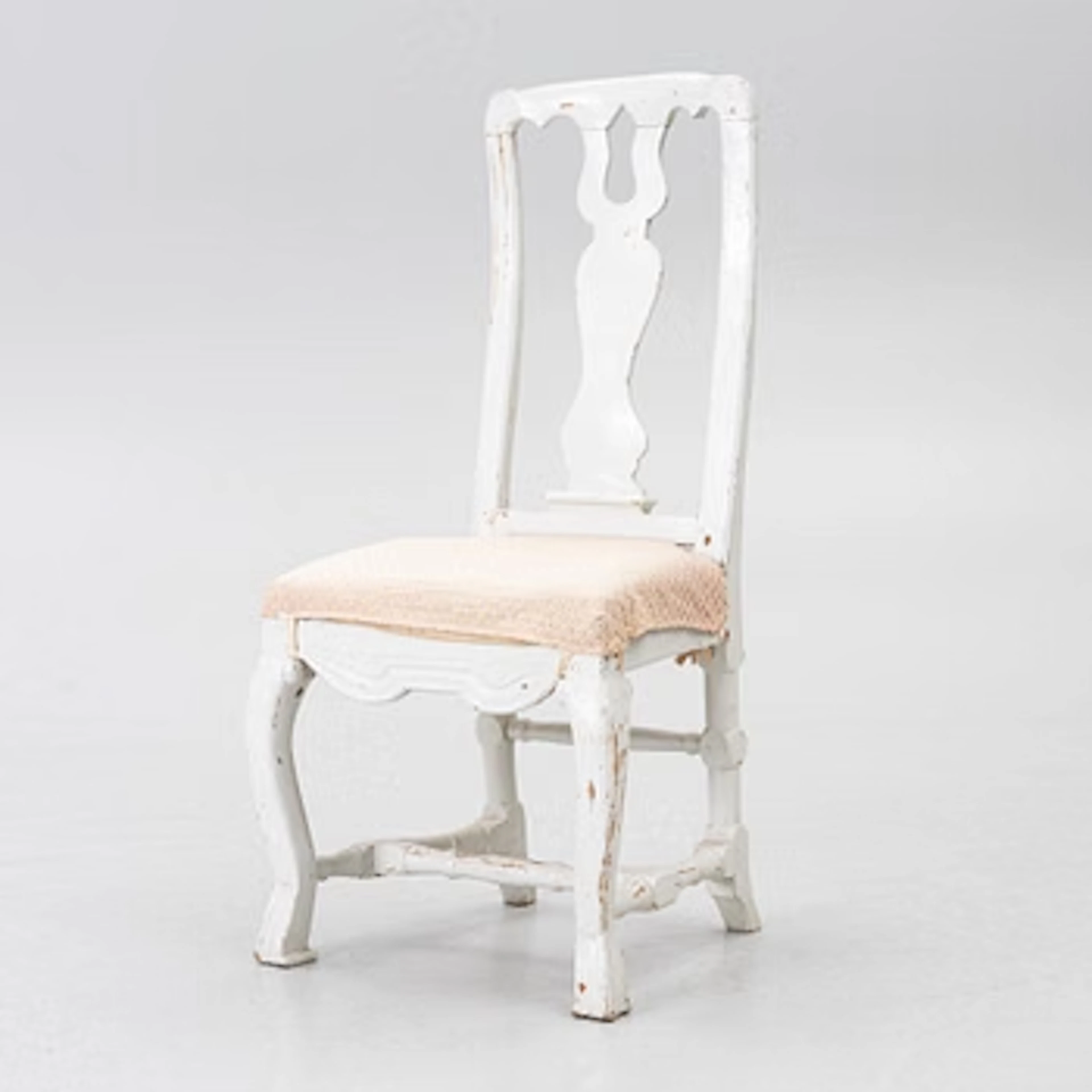A late Baroque chair, 18th century.
