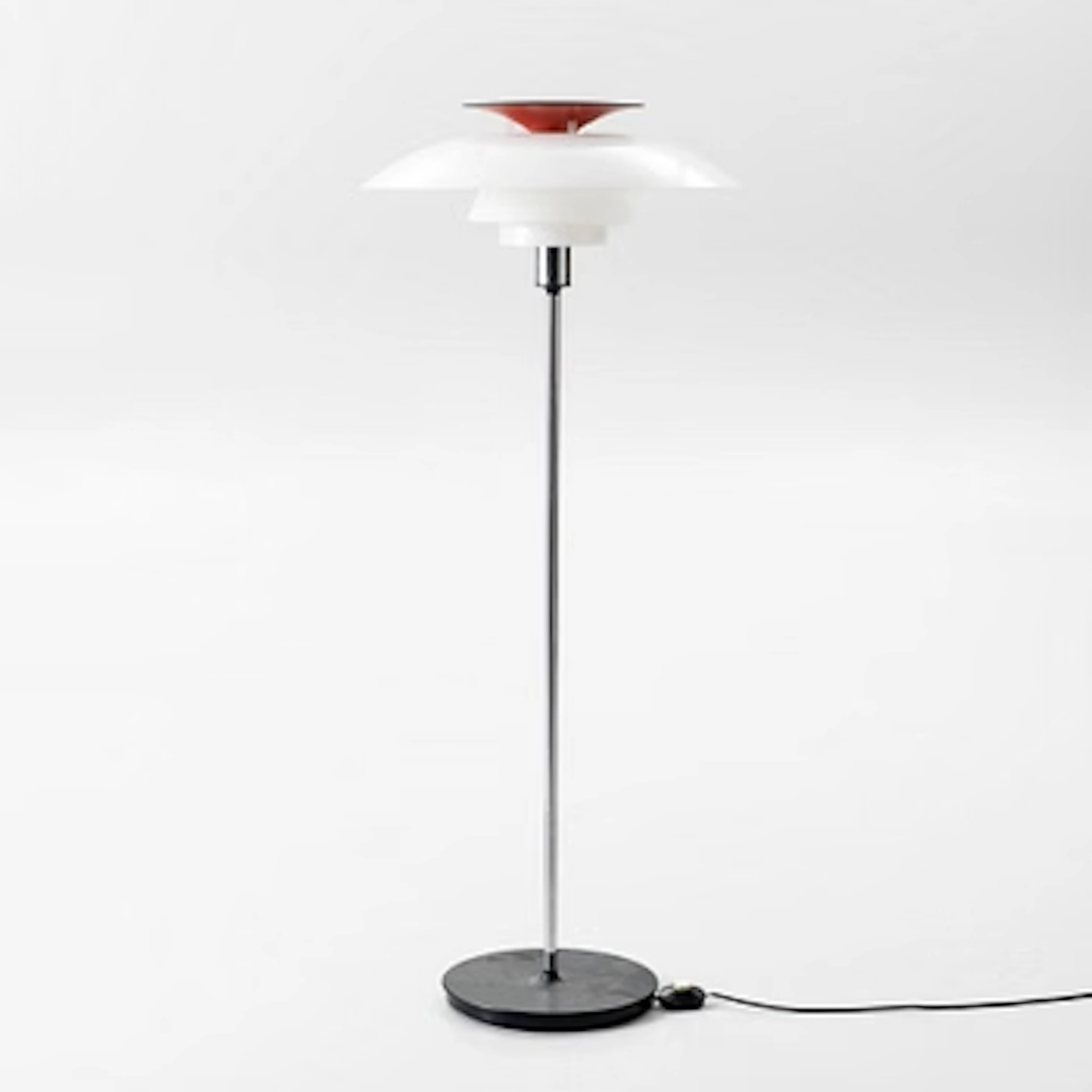 Poul Henningsen, a 'PH-80' floor lamp, Louis Poulsen, Denmark.