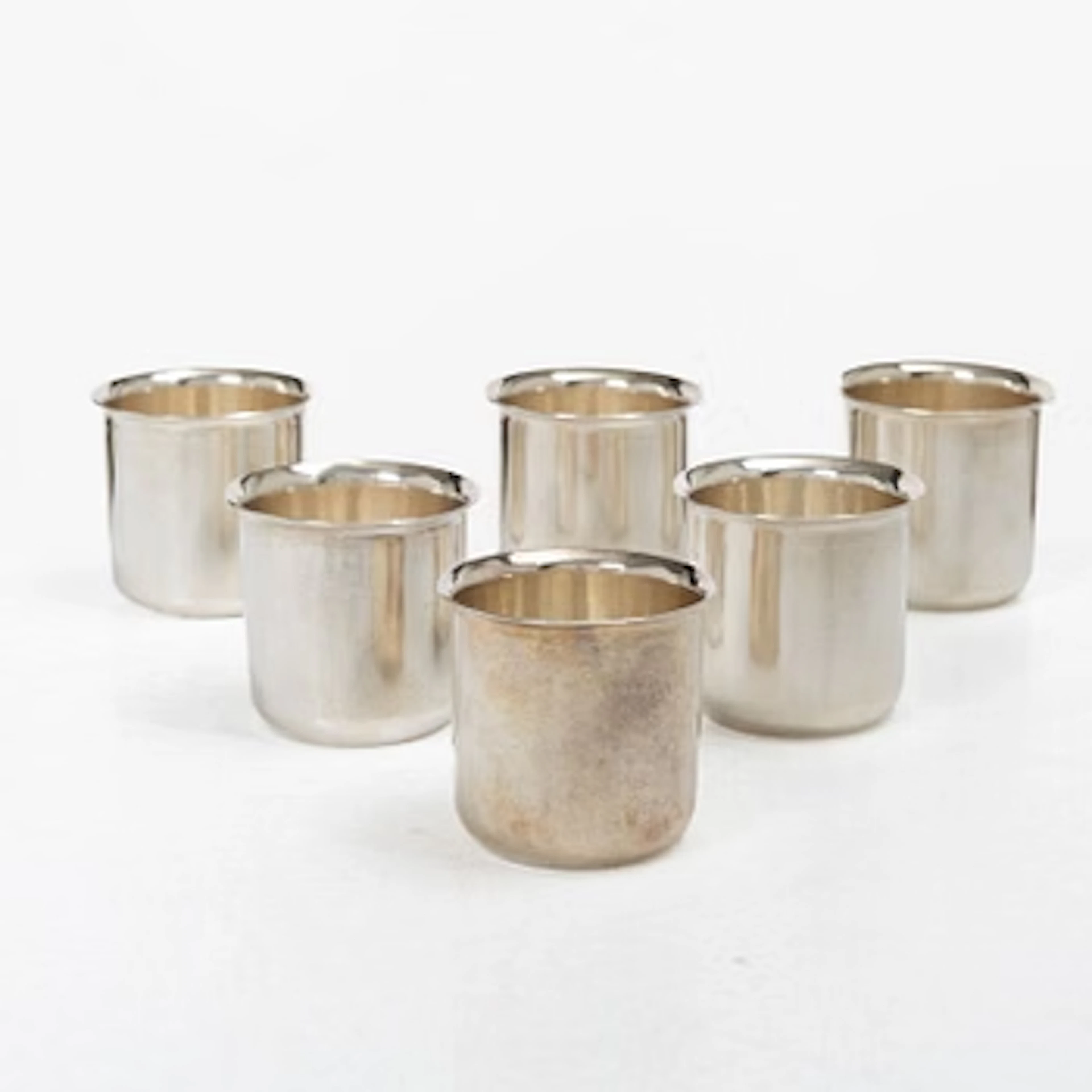 Glenn Roll, Beakers, 6, sterling silver, Glenn Roll Guld & Silver, Trosa 2005.