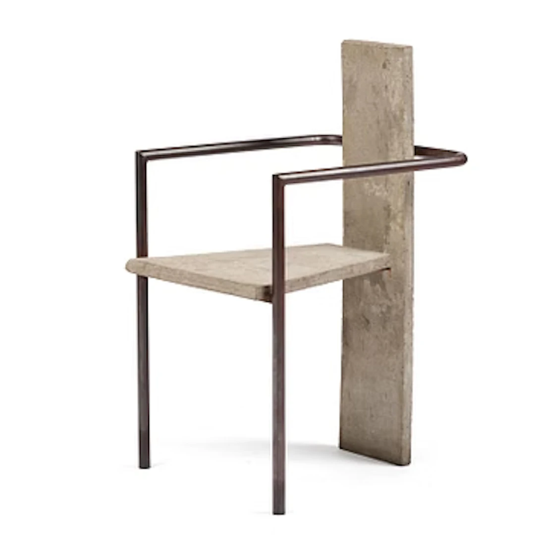 Jonas Bohlin, a "Concrete" armchair, ed. 86/100, Källemo, Värnamo, post 1981.