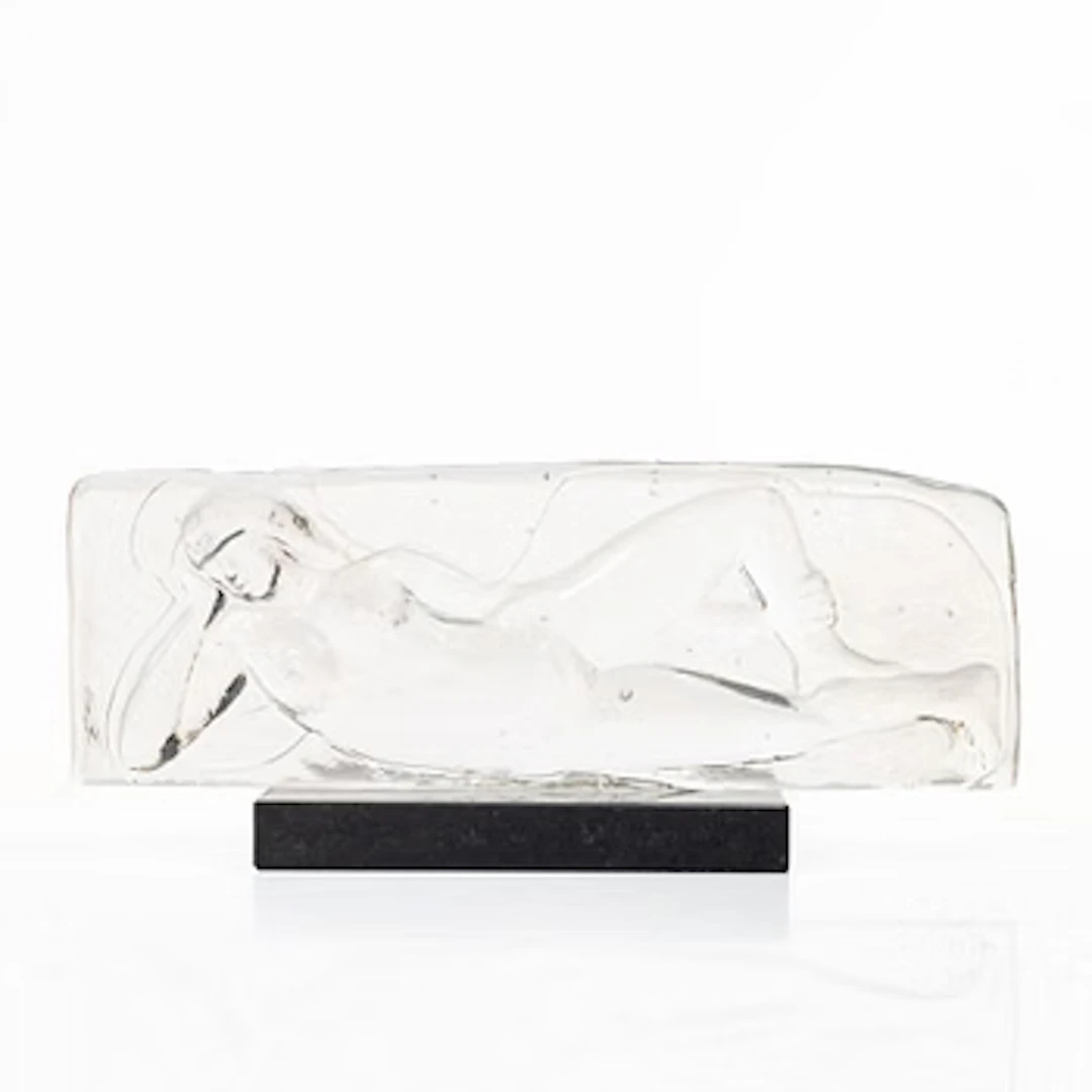 Erik Höglund, Sculpture, glass, signed and numbered 23/100.