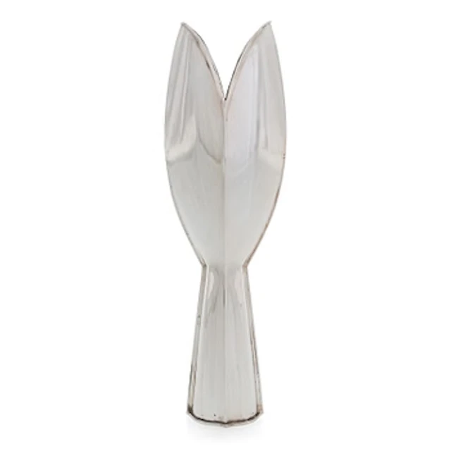 Tapio Wirkkala, a silver vase model TW 2, Kultakeskus, Hämeenlinna 1985.