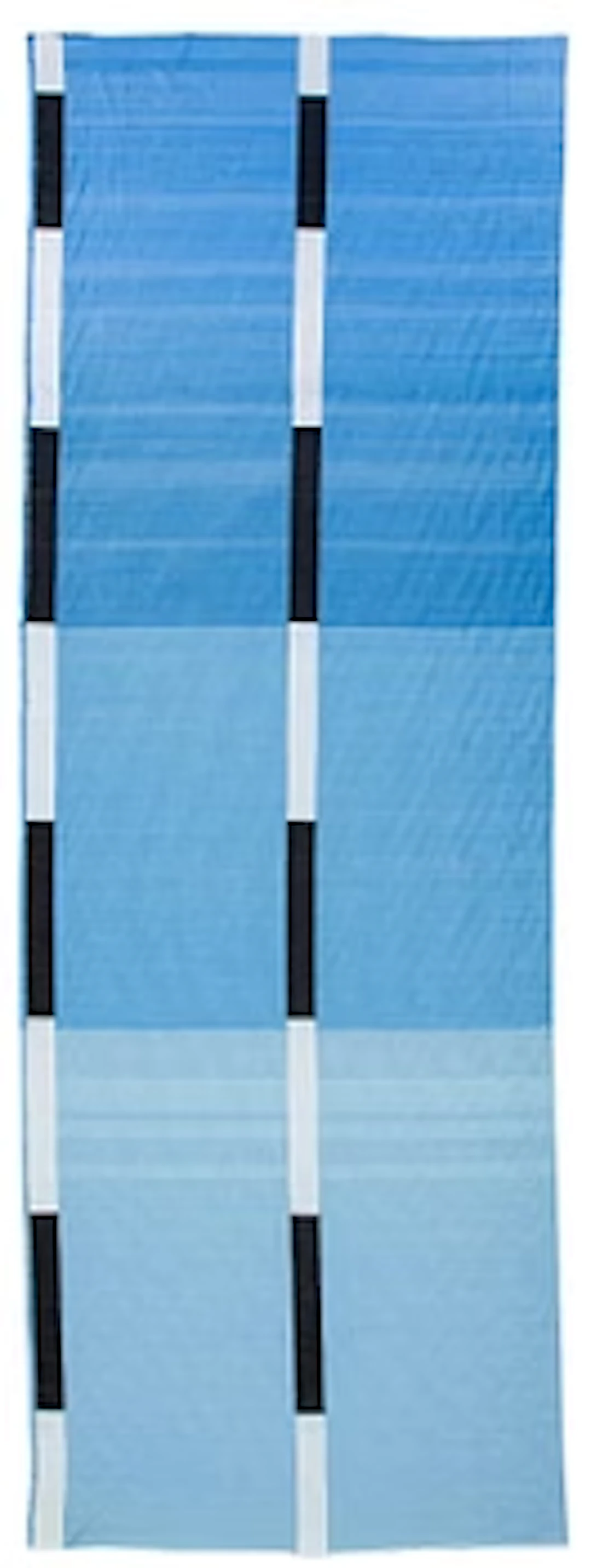Irma Kukkasjärvi, a curtain / fabric roll, 1990. Approx. 130 × 350 cm.