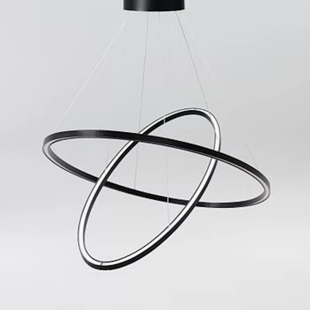 Federico Palazzari, a ceiling lamp, 'Ellisse Double', Nemo Lighting.