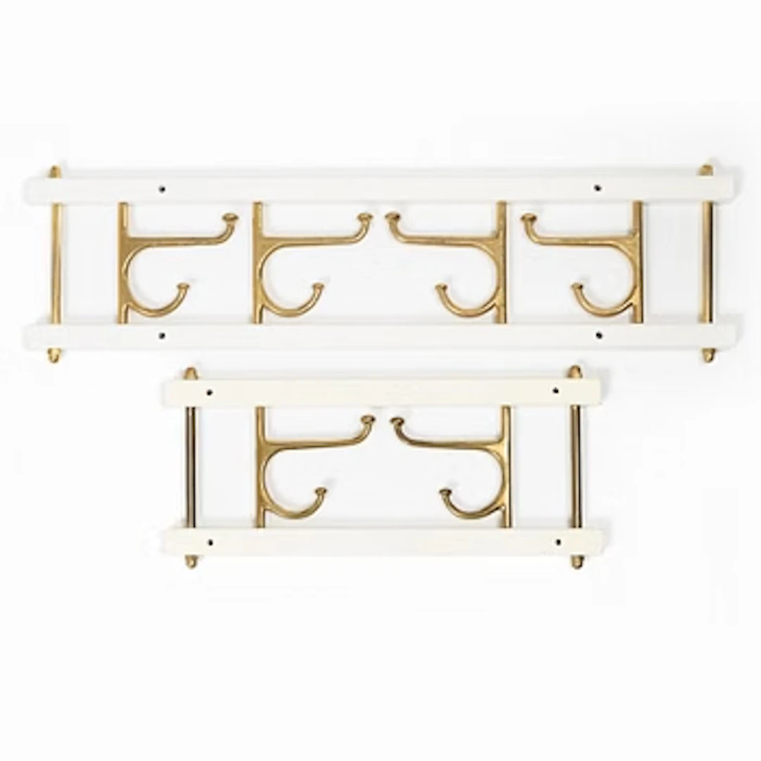 Coat hangers, 2 pieces, “Dekorativ”, Skoglunds metallgjuteri, Anderstorp