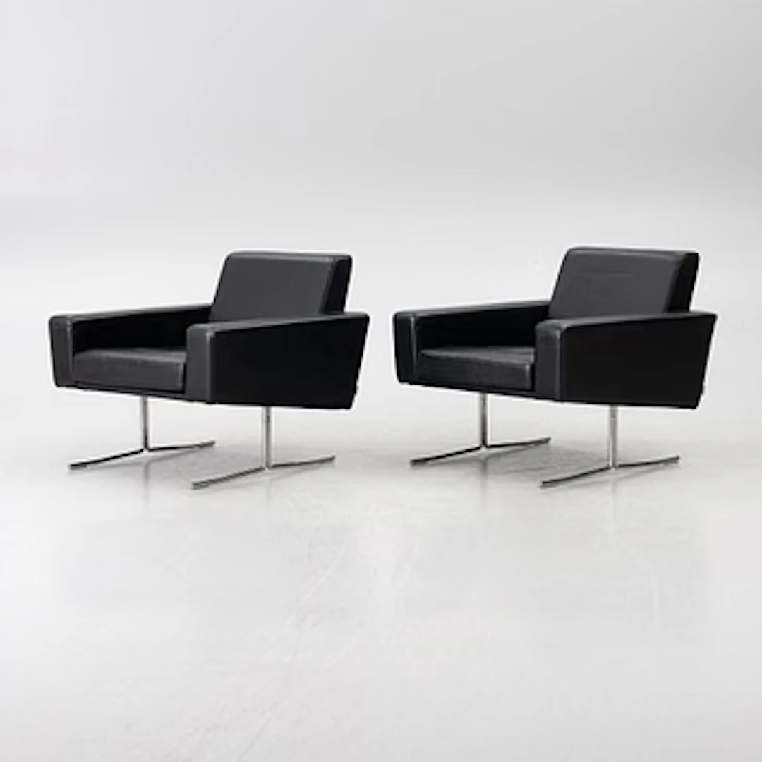 Armchairs, a pair, Danerka, Denmark.