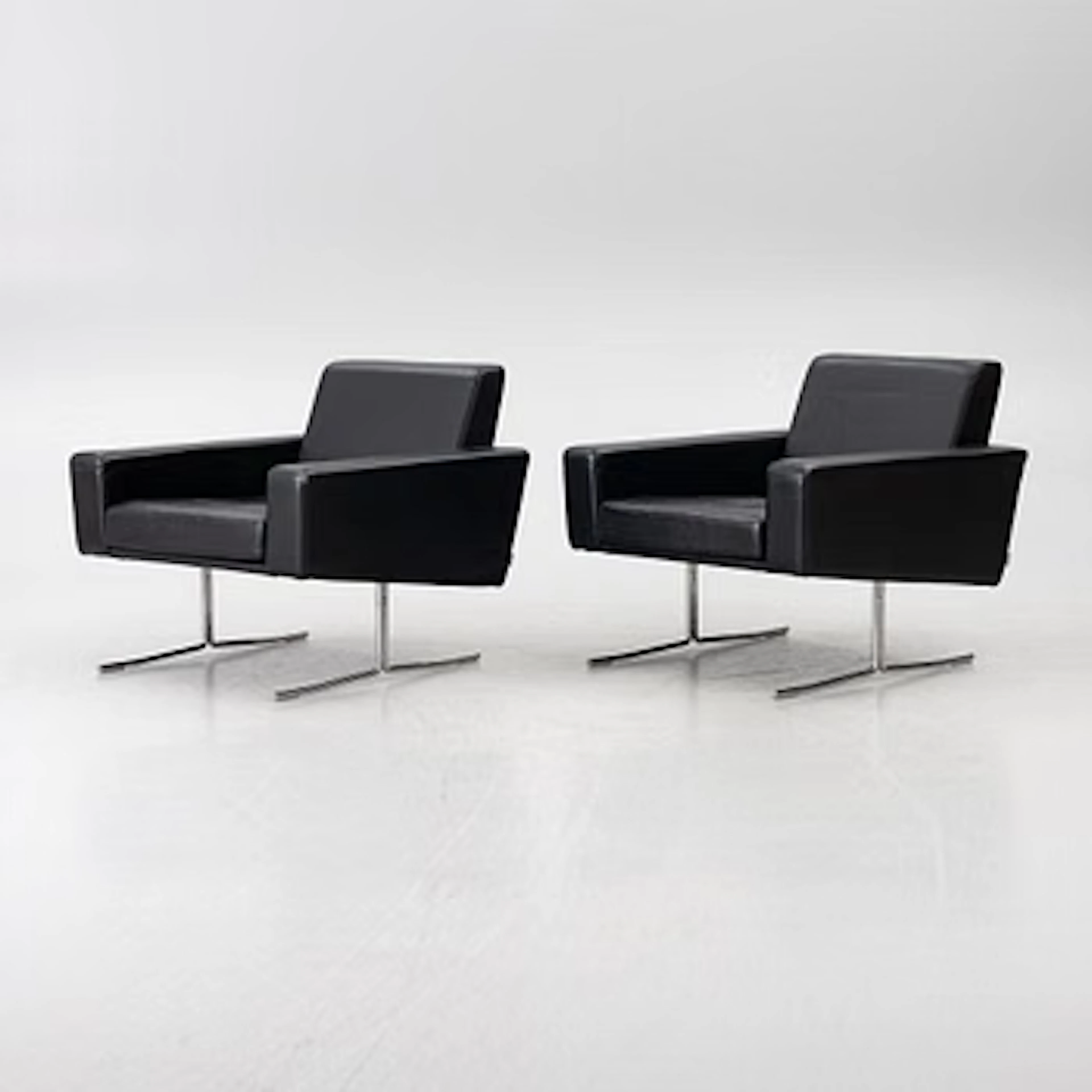 Armchairs, a pair, Danerka, Denmark.