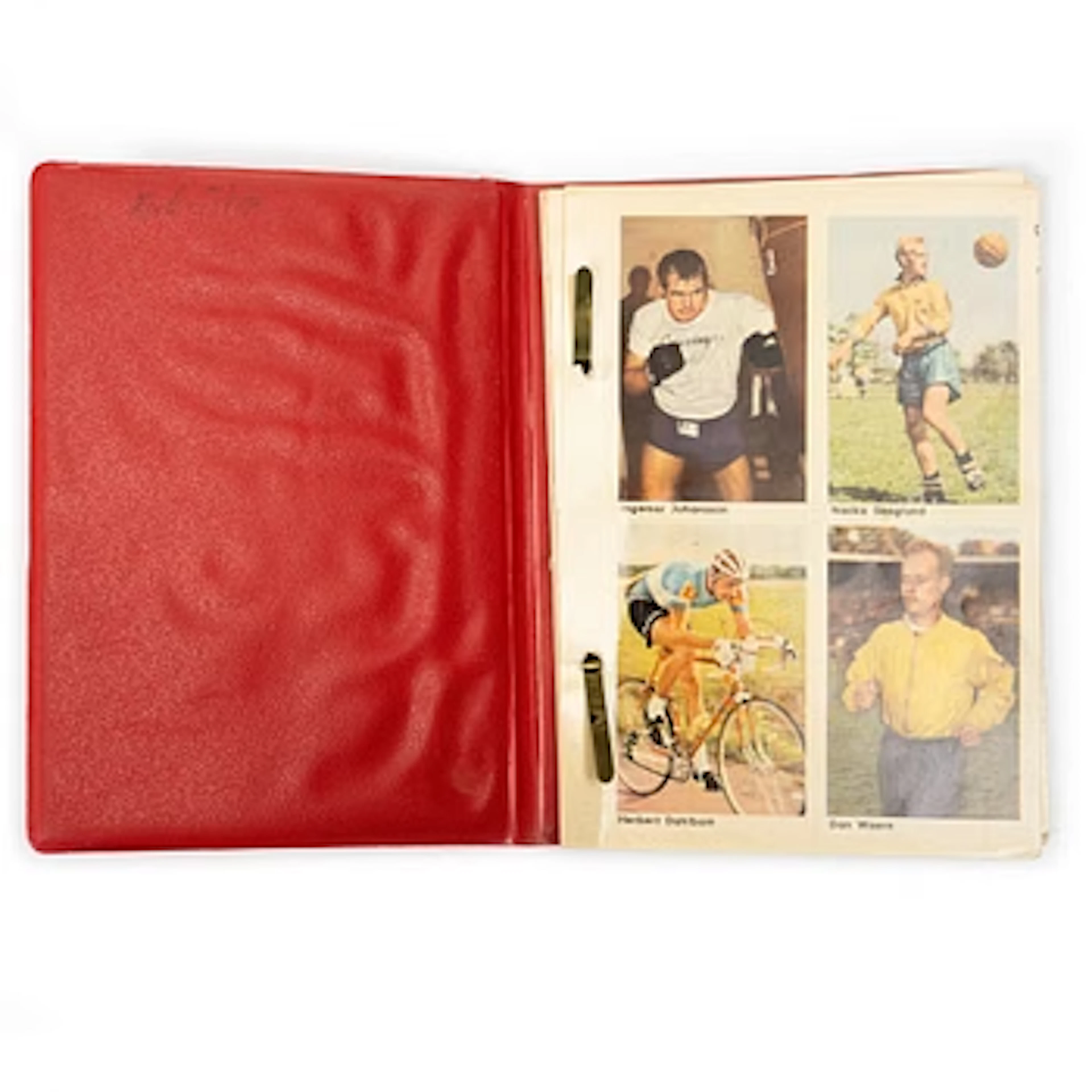 Idol cards, “Sportens stjärnor”, including Cassius Clay, Nacka Skoglund