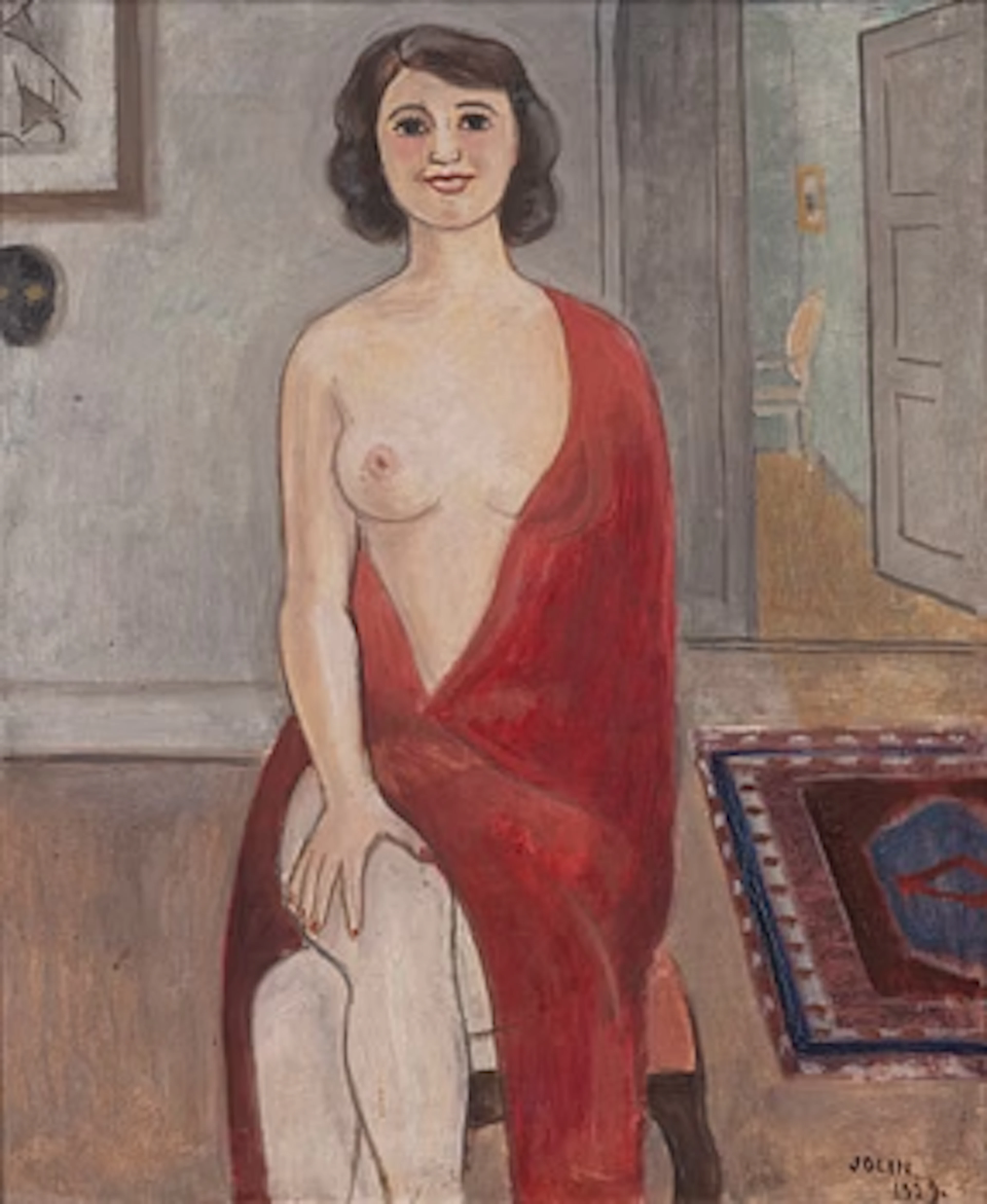 Einar Jolin, Seated Model.
