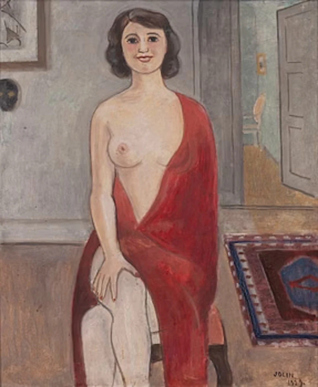 Einar Jolin, Seated Model.