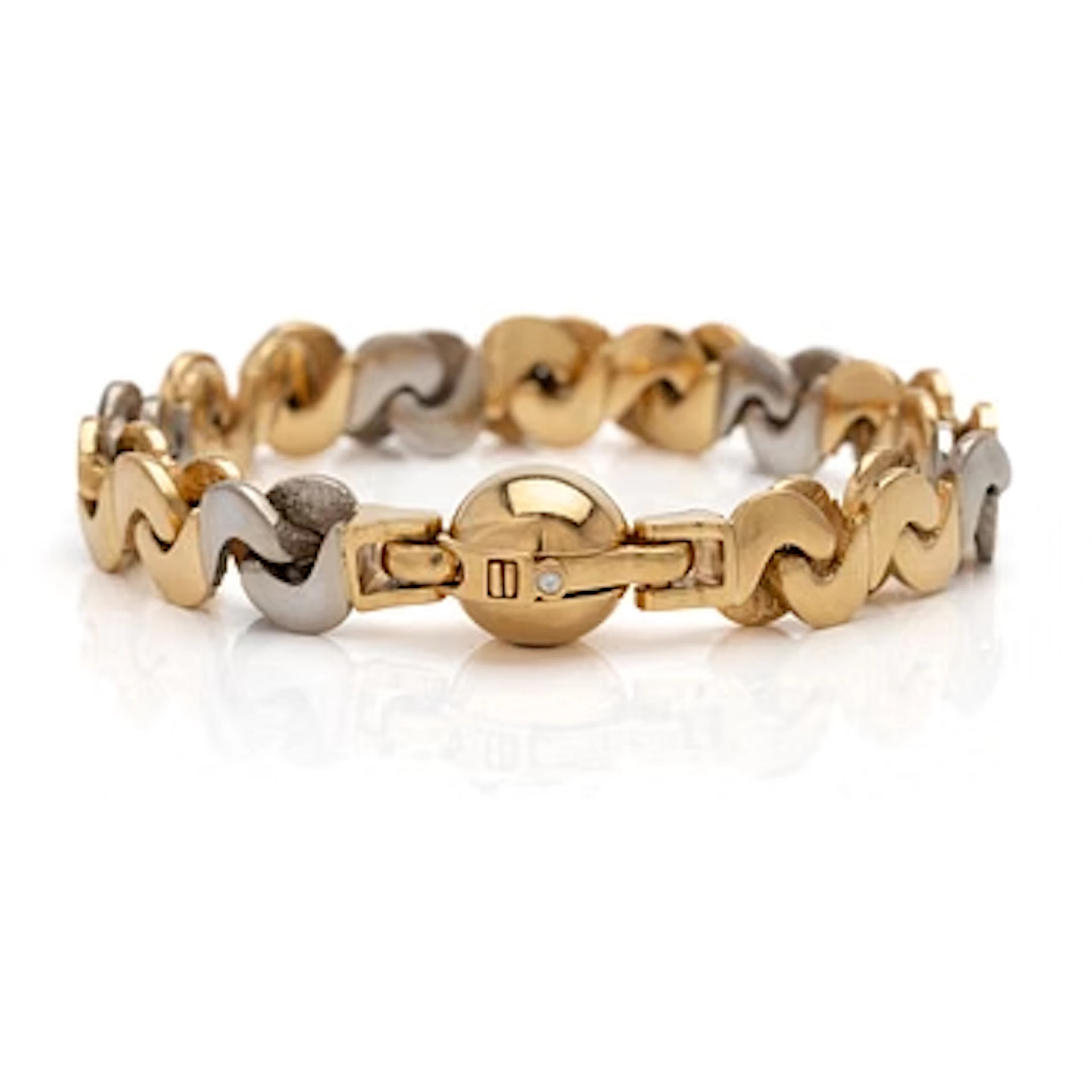 18k gold bracelet with a diamond, Per Borup Design, Denmark.