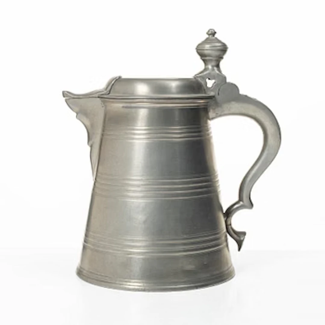 Measuring vessel, jug by Lars Lövgren, Uppsala, 1857.