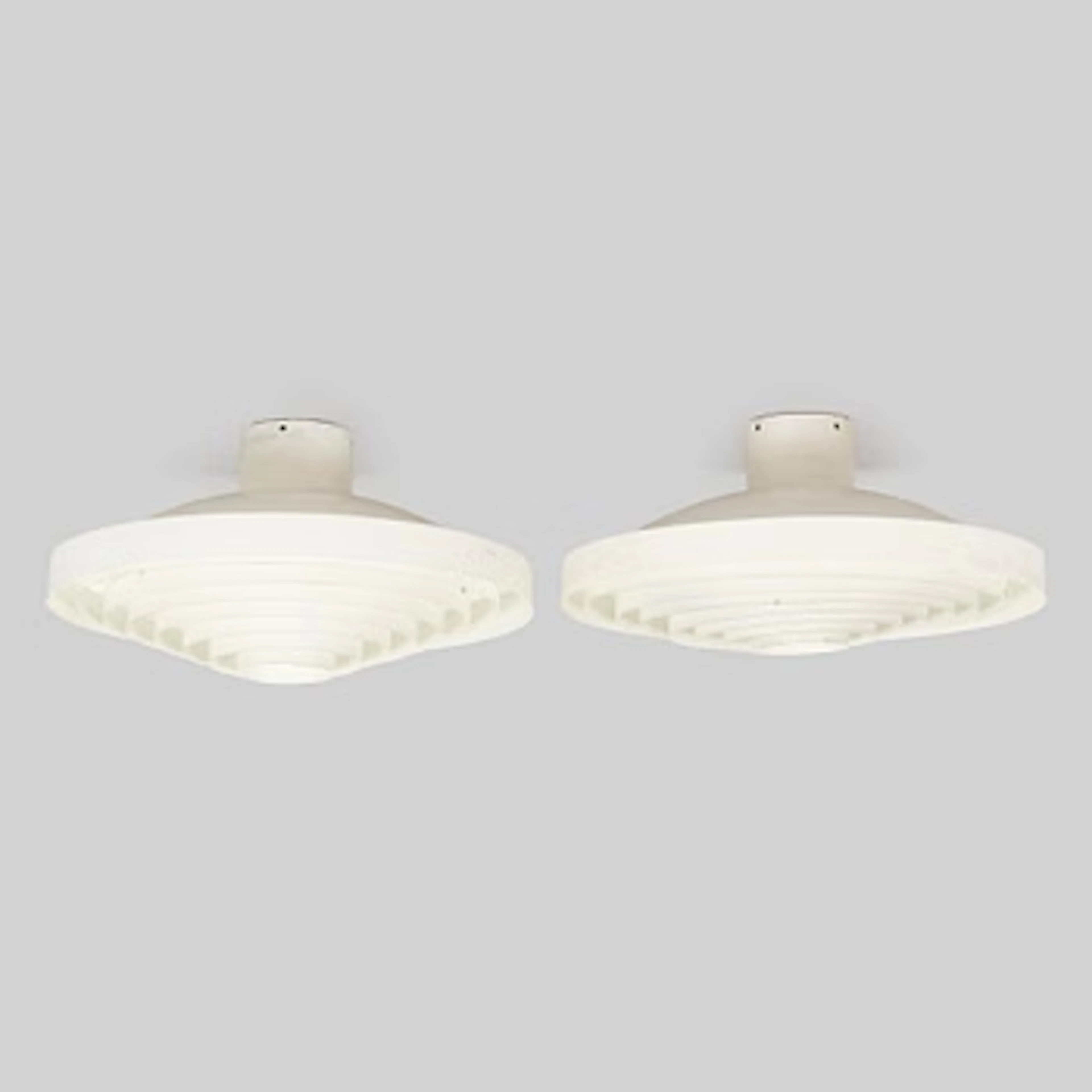 Lisa Johansson-Pape, two 1960s '71-149' ceiling lights for Orno Stockmann.