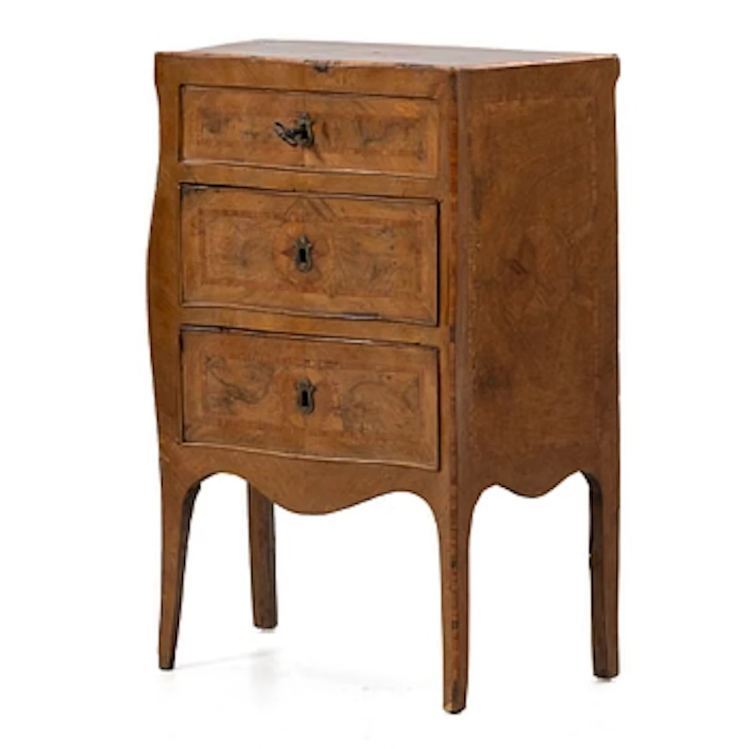 Chest of drawers, Rococo, 18th century.